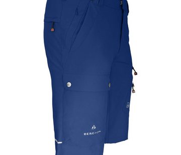 Bergson Outdoorhose FROSLEV Bermuda Herren Wandershorts, recycelt, elastisch, 8 Taschen, Normalgrößen