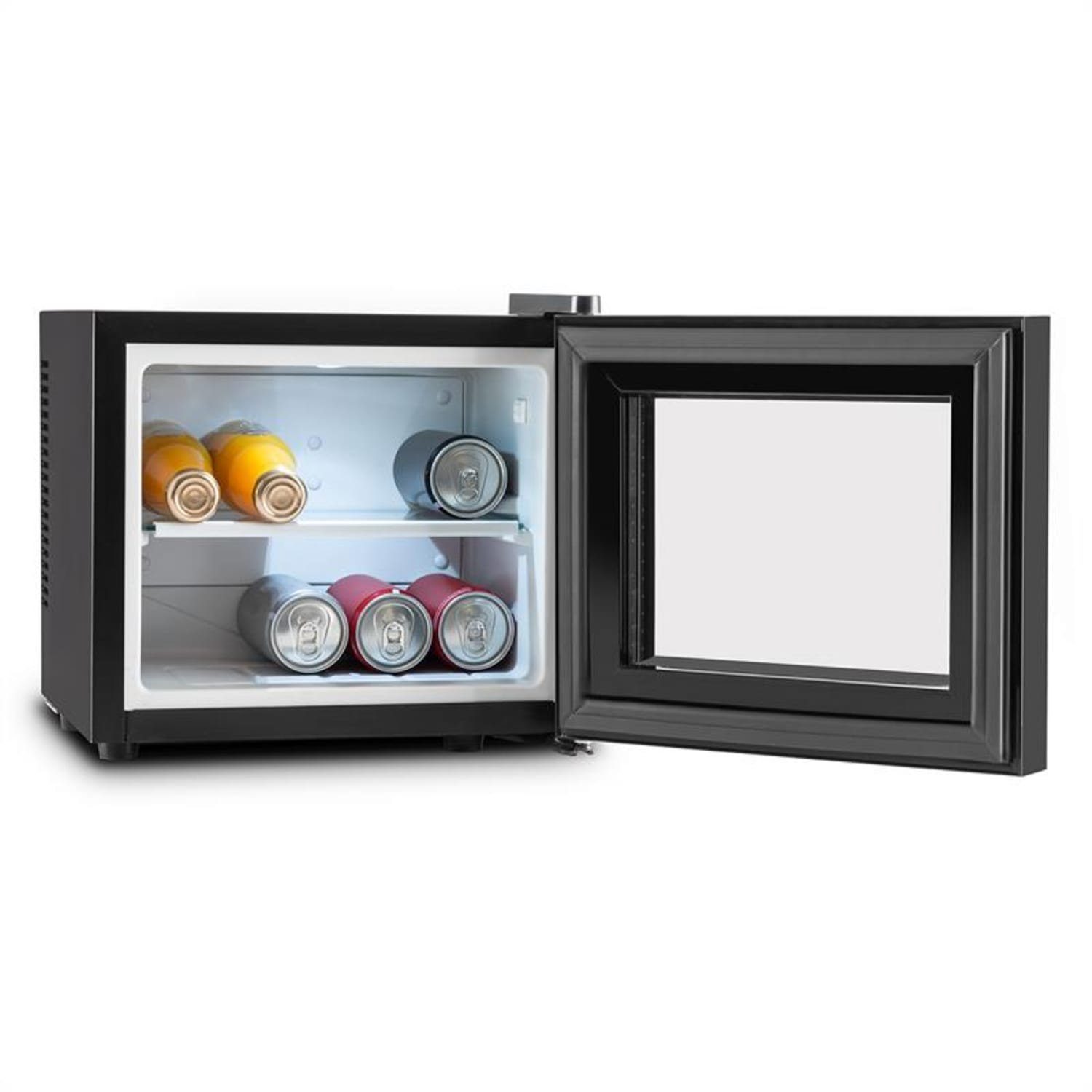 Klarstein Table Top Kühlschrank Frosty Mini-Kühlschrank 10 Liter 65W Klasse B schwarz 10029407, 30.3 cm hoch, 33.4 cm breit
