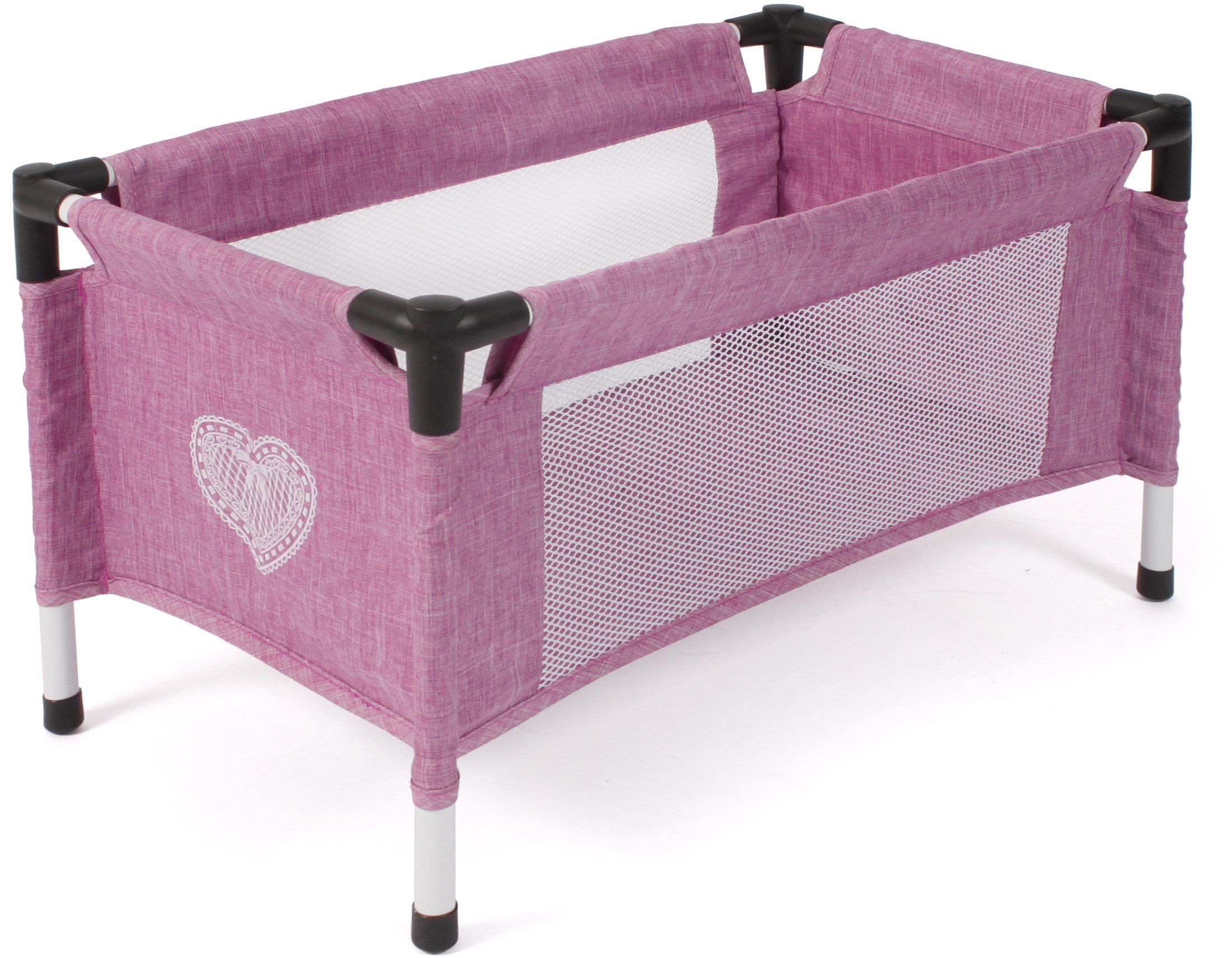 CHIC2000 Puppenbett Puppen-Reisebett, Jeans Pink, mit günstig online kaufen