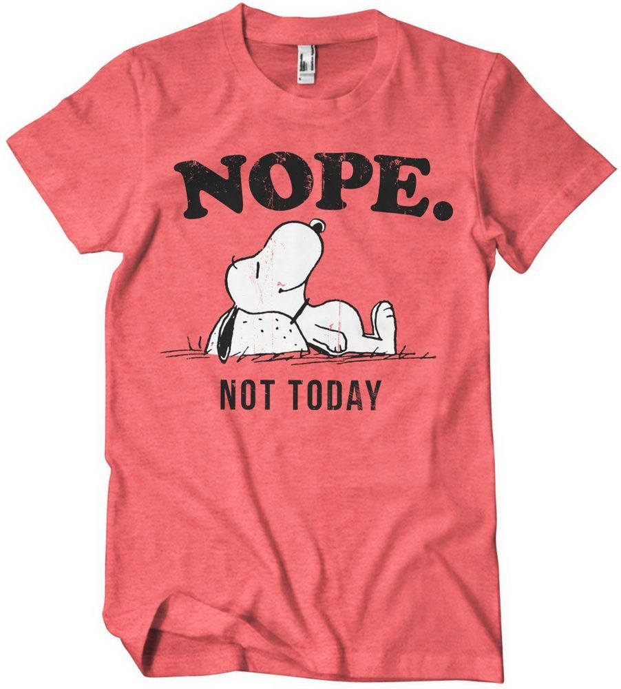 PEANUTS Worldwide LLC T-Shirt Nope Not Today T-Shirt