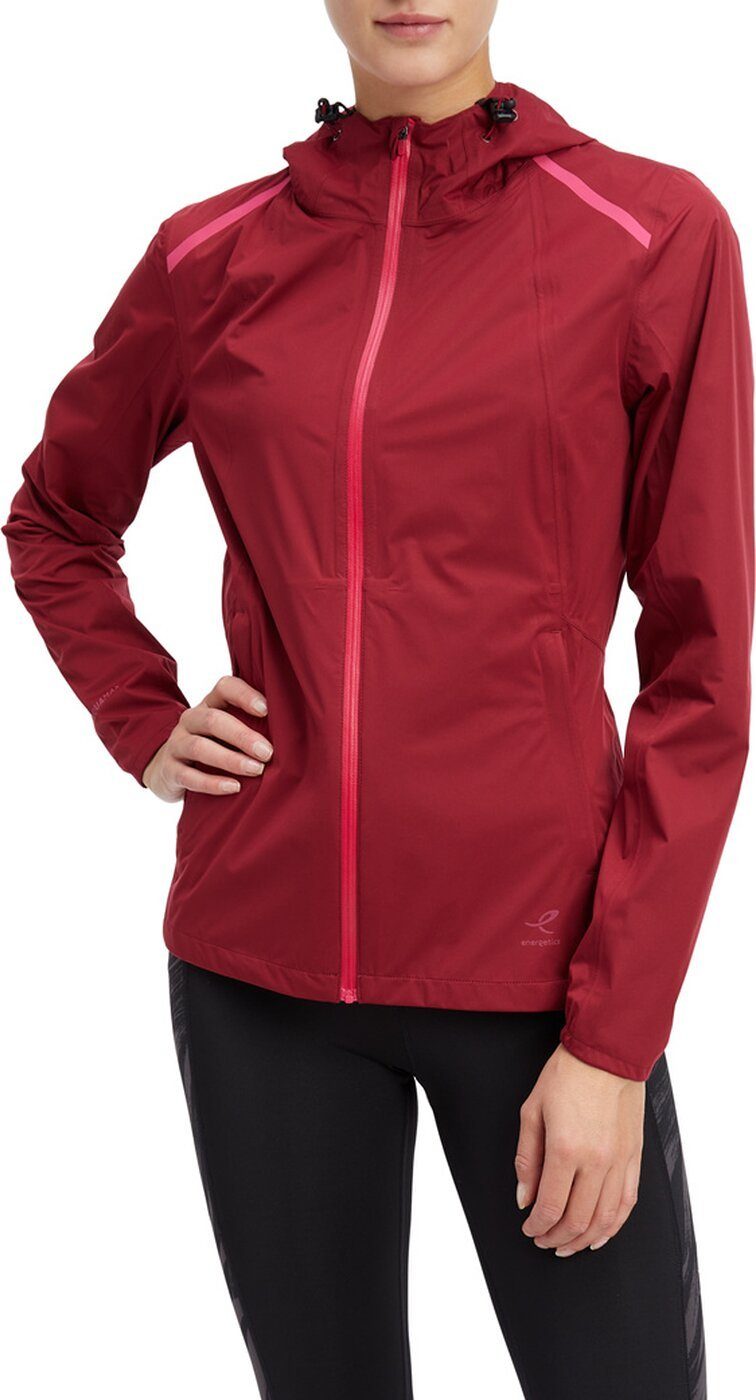 Energetics Laufjacke Da.-Regenjacke Shane III W RED DARK