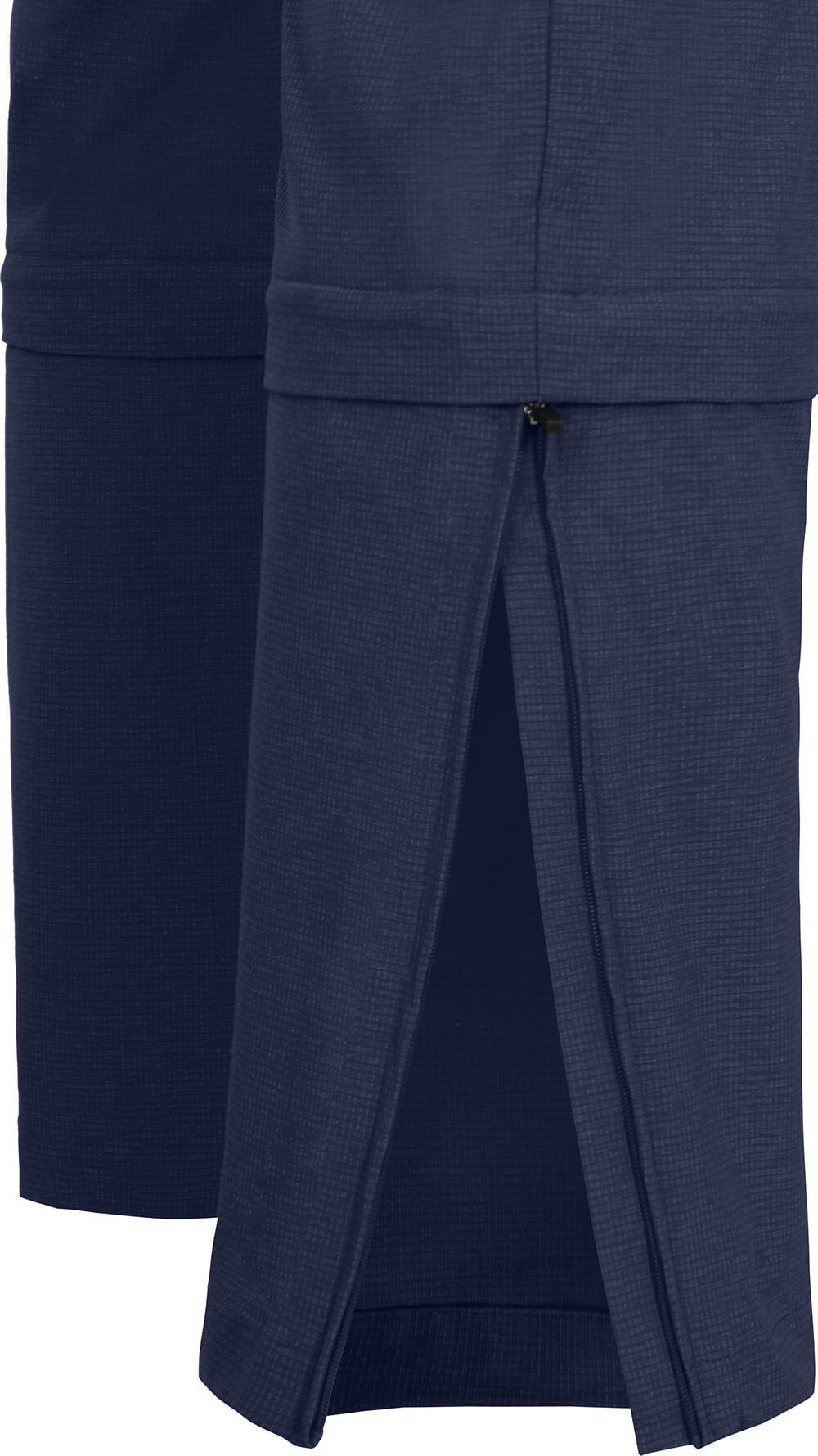 Bergson Outdoorhose LEBIKO Doppel Zipp-Off mit T-ZIPP Herren Wanderhose, robust elastisch, Langgrößen, peacoat blau