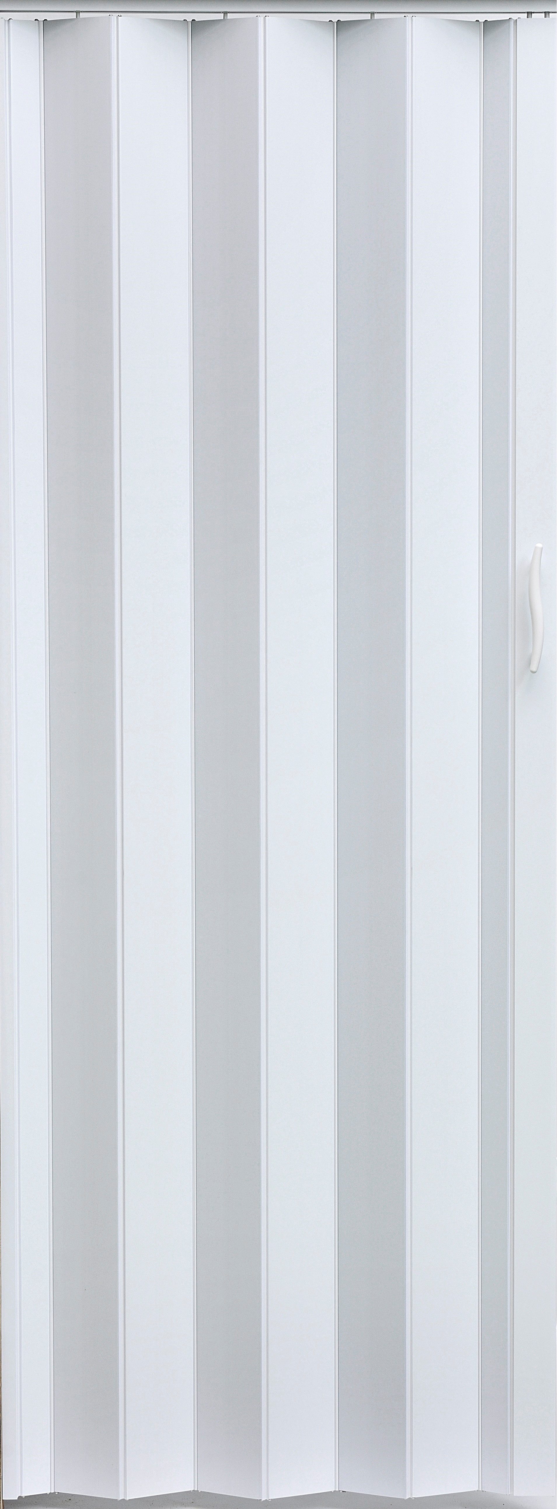 Vivaldi Falttür Schiebetür Tür weiß Höhe 203 cm für Türbreite bis 92 cm acc günstig online kaufen