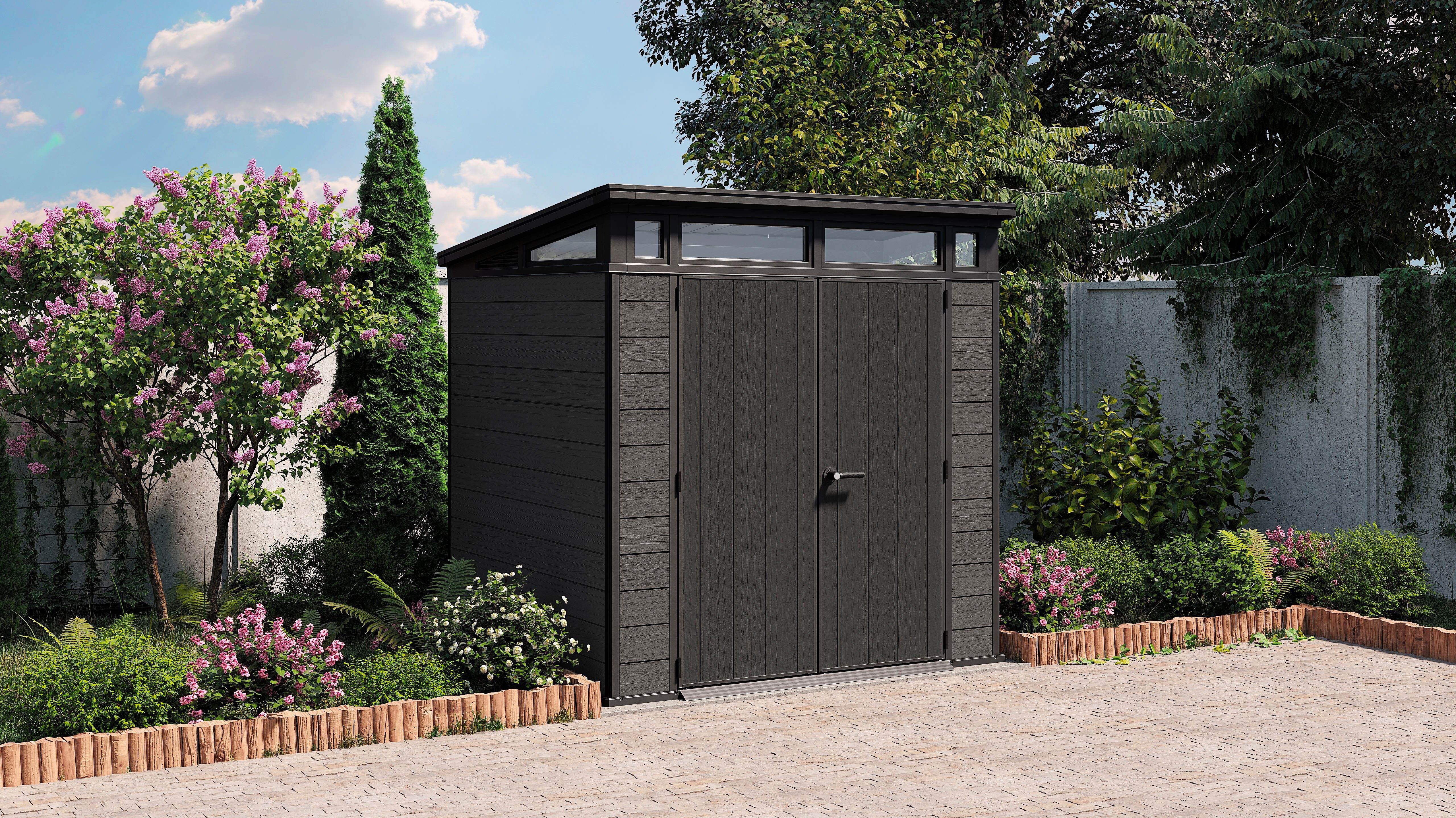 Keter Gerätehaus Cortina 7x7, BxT: 216x218 cm