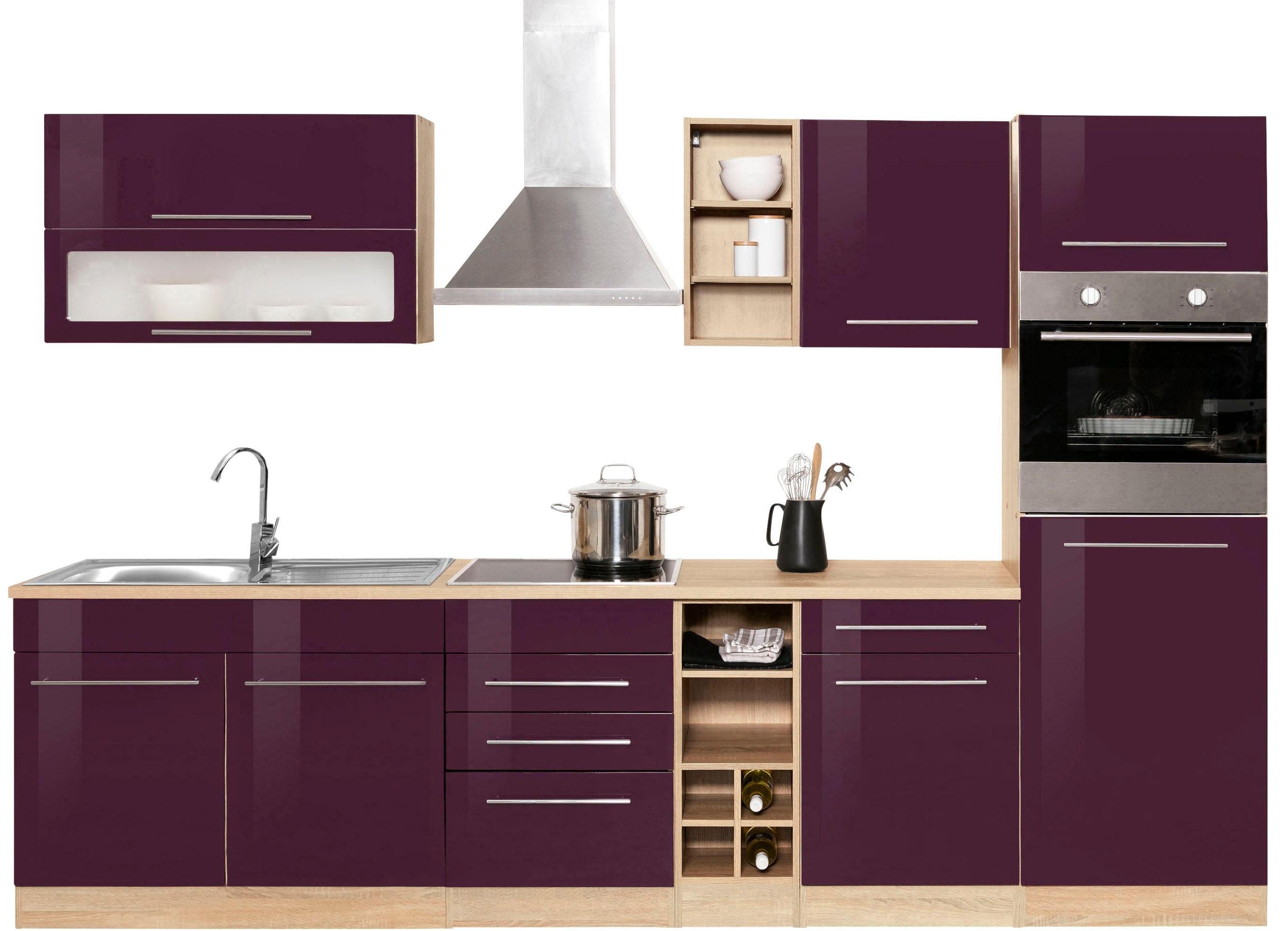 Front: aubergine Hochglanz