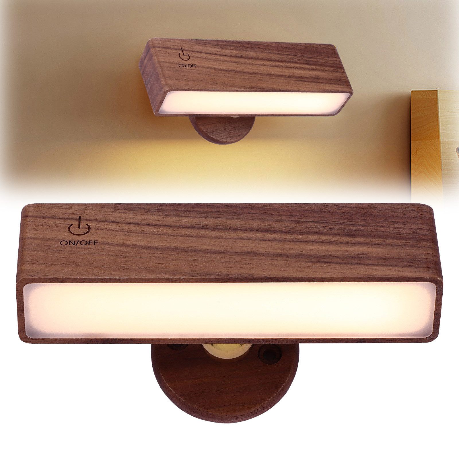 BlingBin LED Wandleuchte Innen Wandlampe, Touch Control Einstellbare Hellig günstig online kaufen