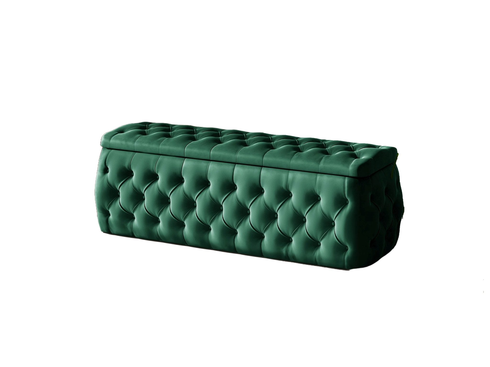 Polsterhocker Hocker ERNESTO in Stoff Elisa Velvet