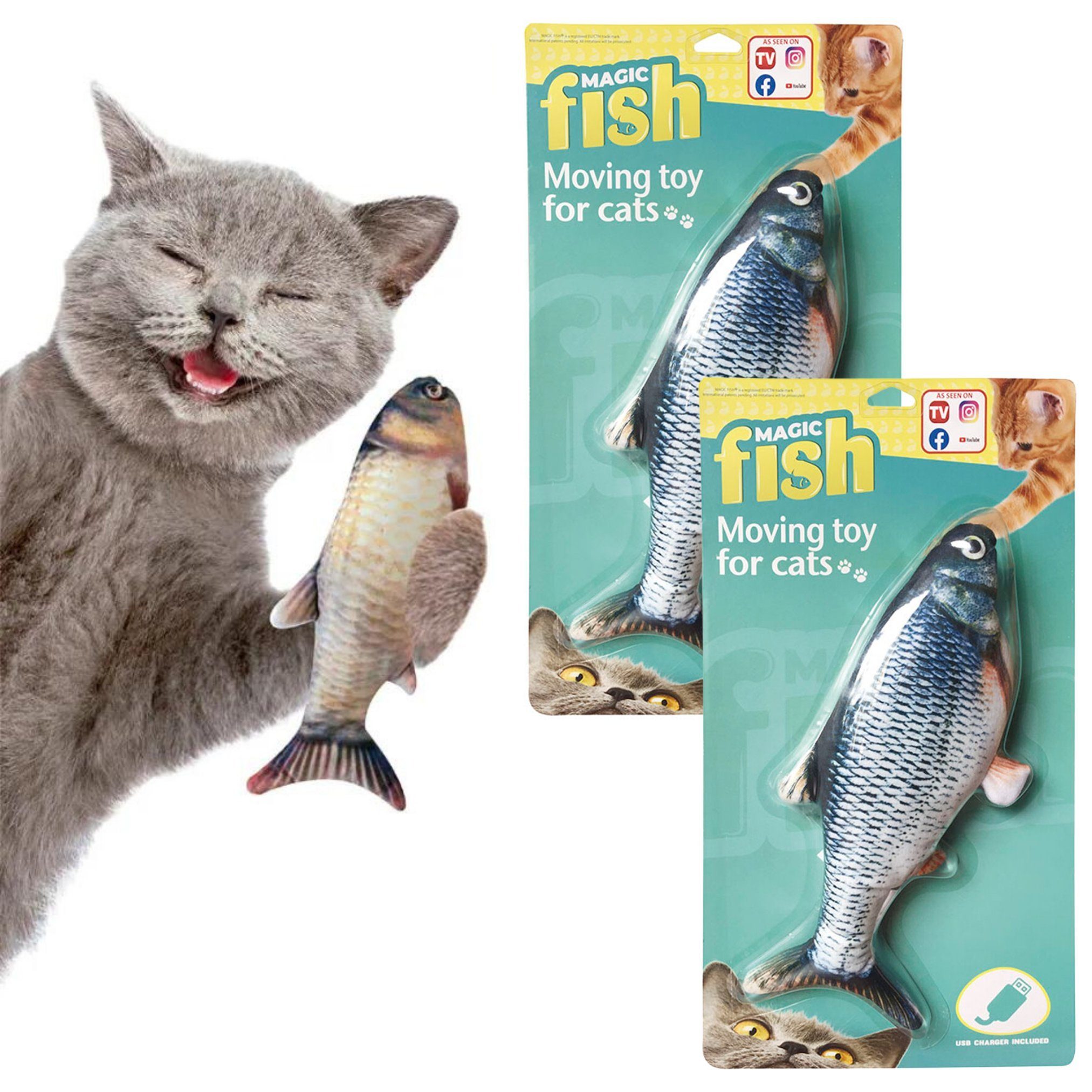 Tier-Beschäftigungsspielzeug Magic Fish®