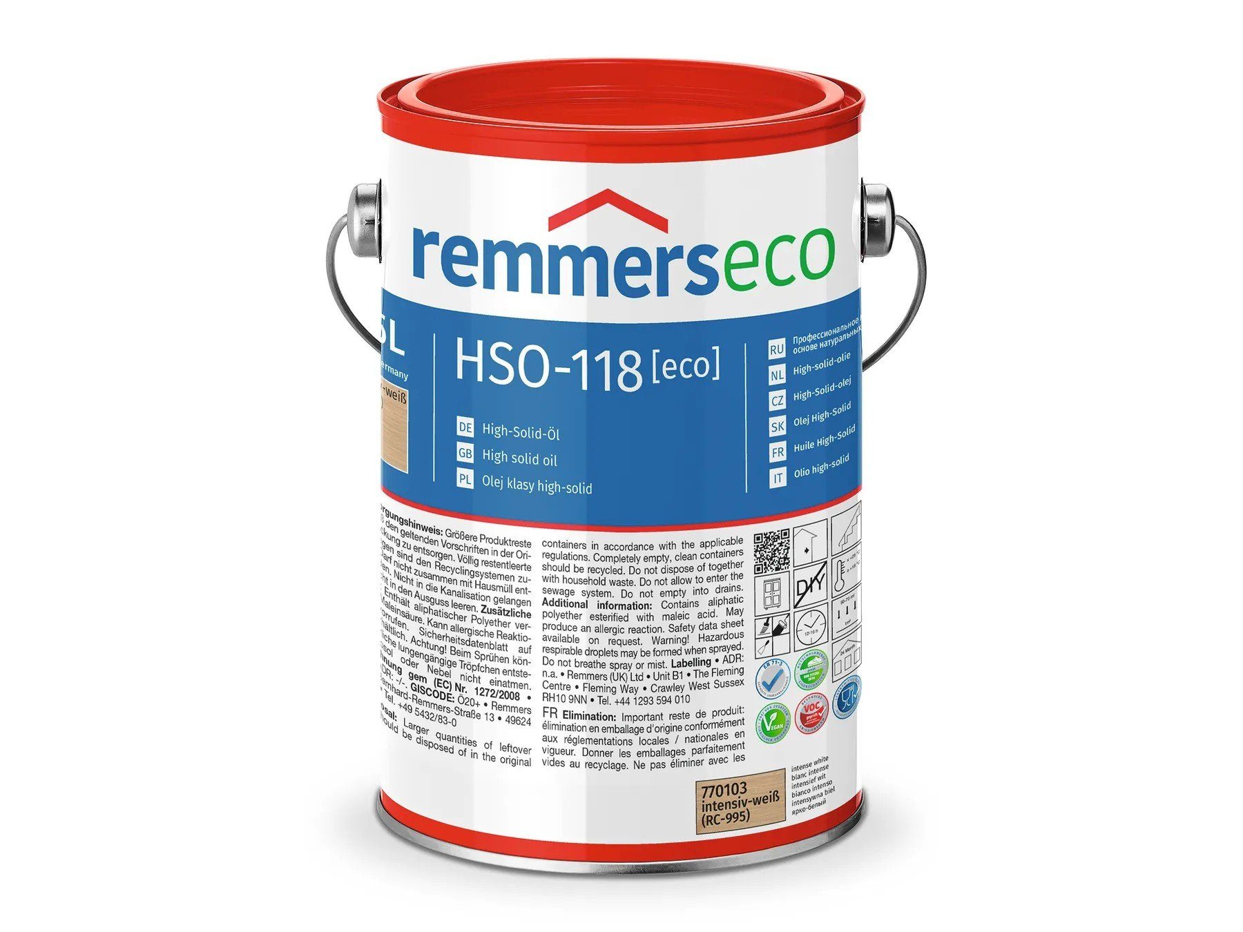Remmers Holzöl HSO-118-High-Solid-Öl [eco] ebenholz (RC-790)