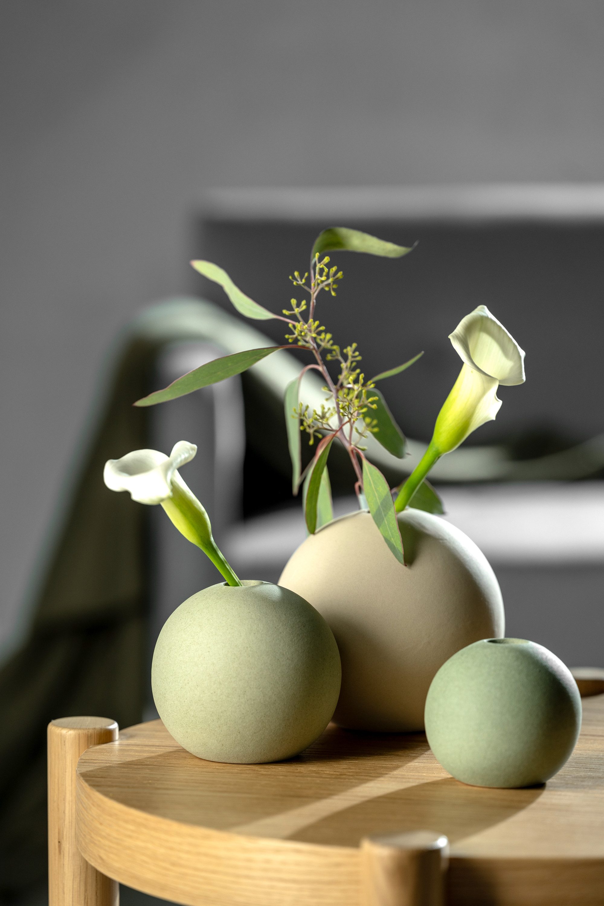 LEONARDO Dekovase Keramikvase BOLLA (Set, 4 günstig online kaufen