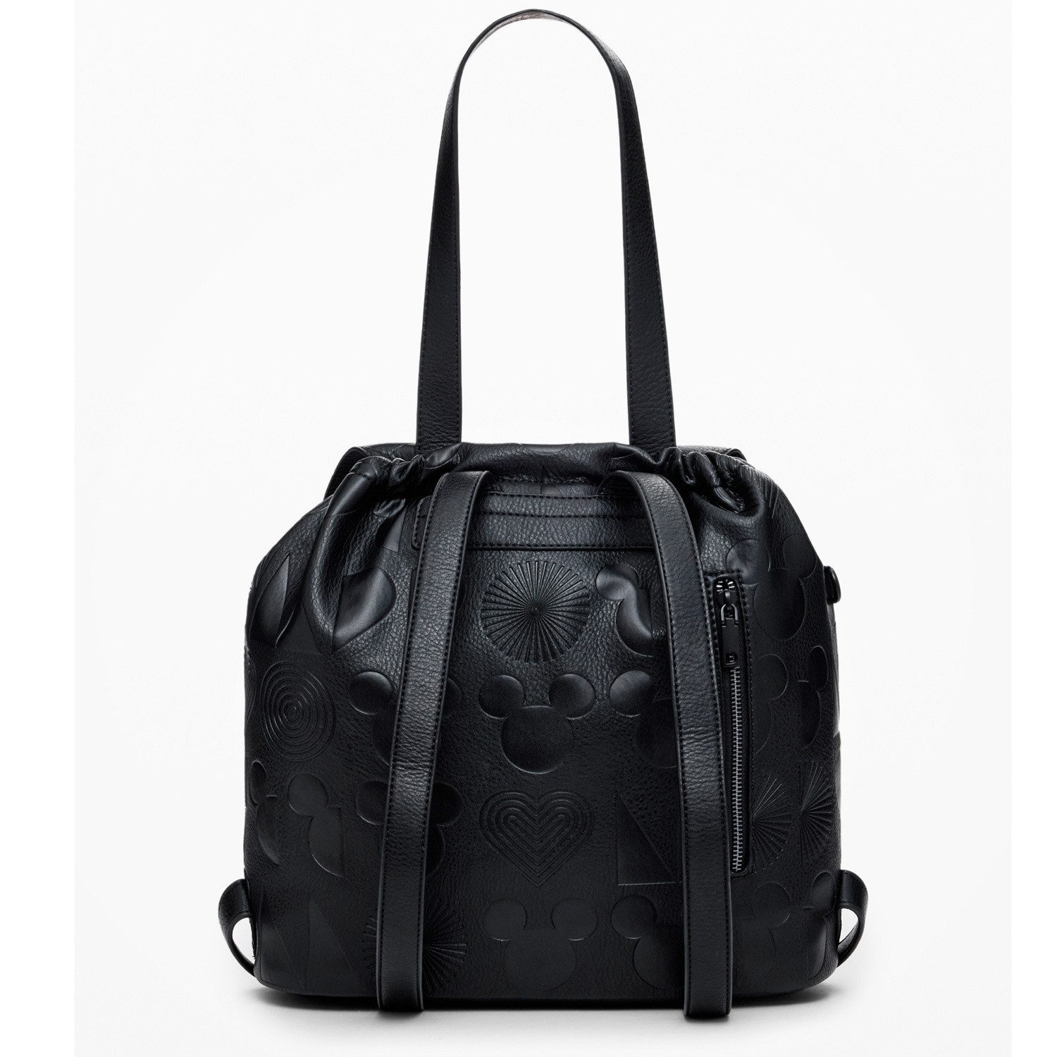Desigual Umhängetasche Desigual Damen Rucksack All Mickey Krapina Black (1, 1-tlg., 1)