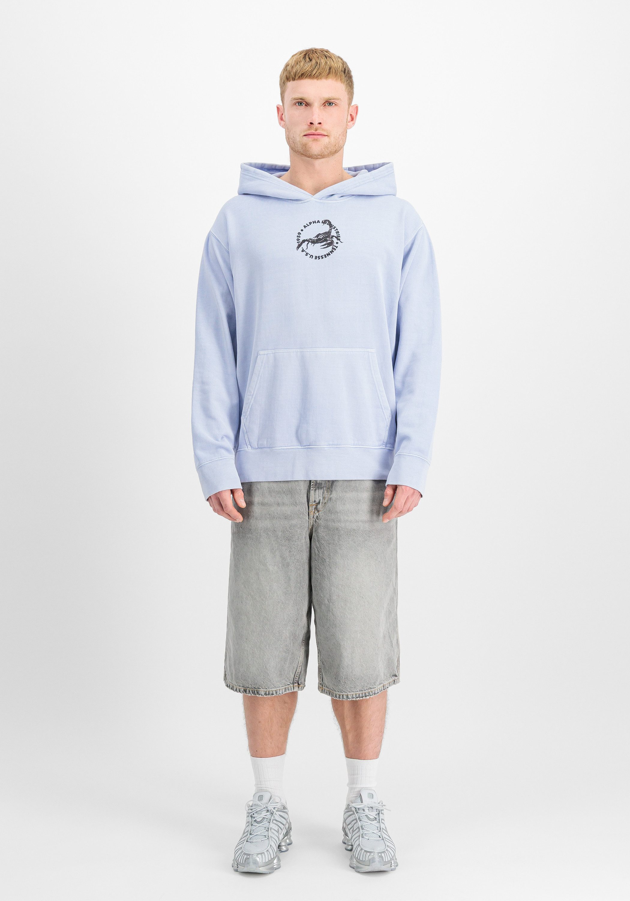 Alpha Industries Kapuzensweatshirt US Scorpion Backprint Hoodie