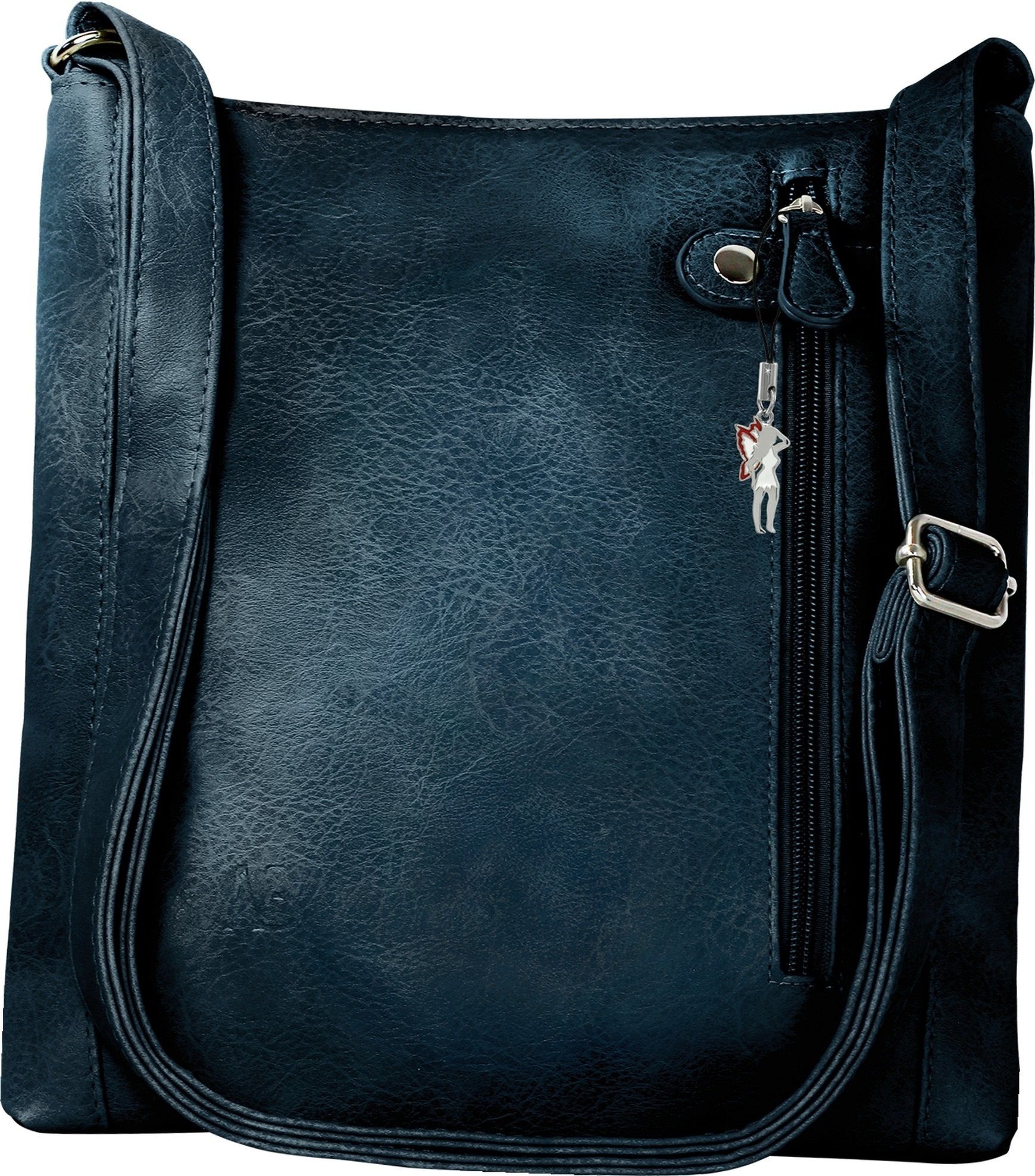 New Bags Umhängetasche New Bags Umhängetasche Handtasche, Damen Handtasche,  Umhängetasche PU, Kunstleder, navy, dunkelblau, Größ