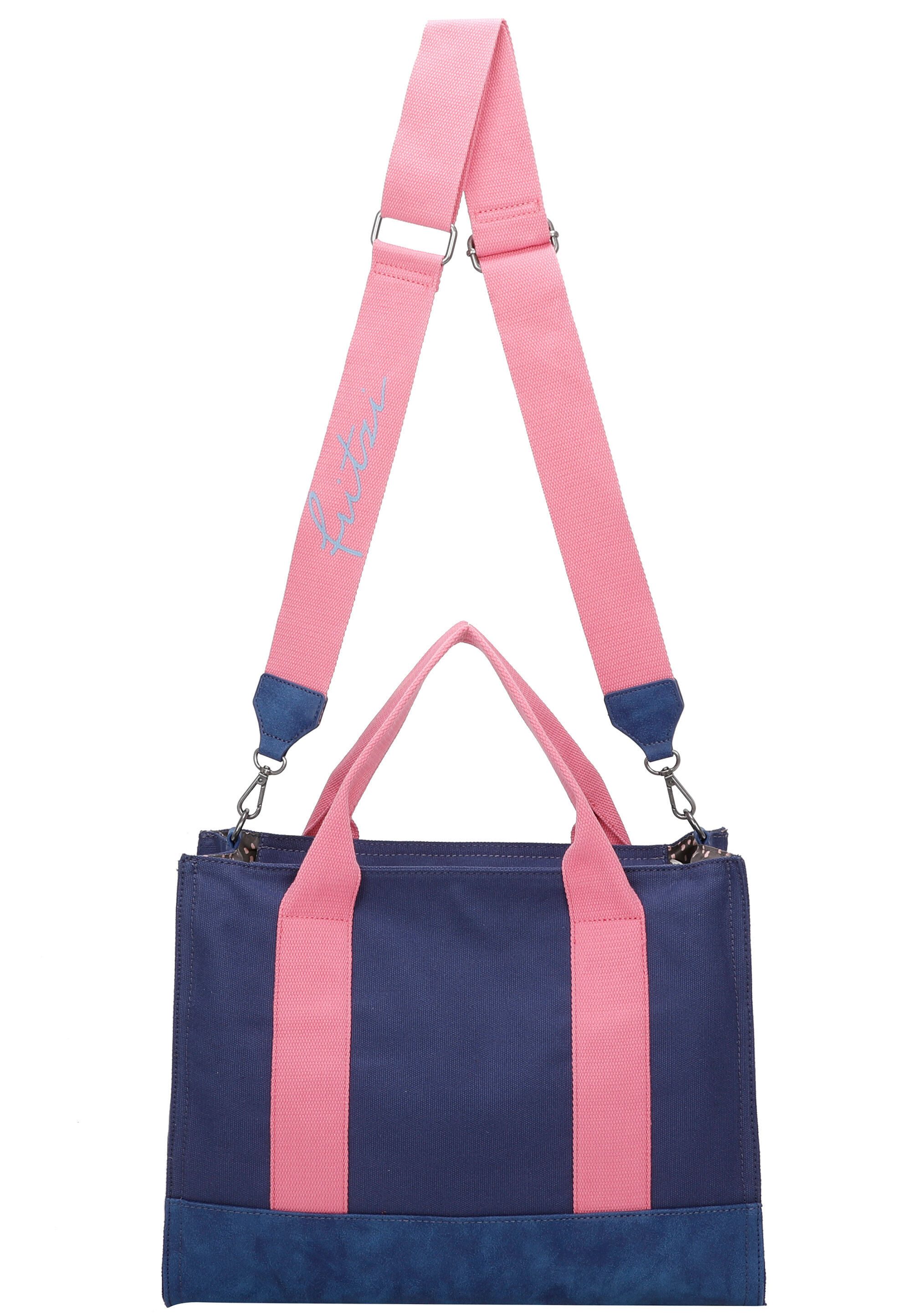 Fritzi aus Preußen Shopper Canvas Tote Bag, mit abnehmbarem Schulterriemen