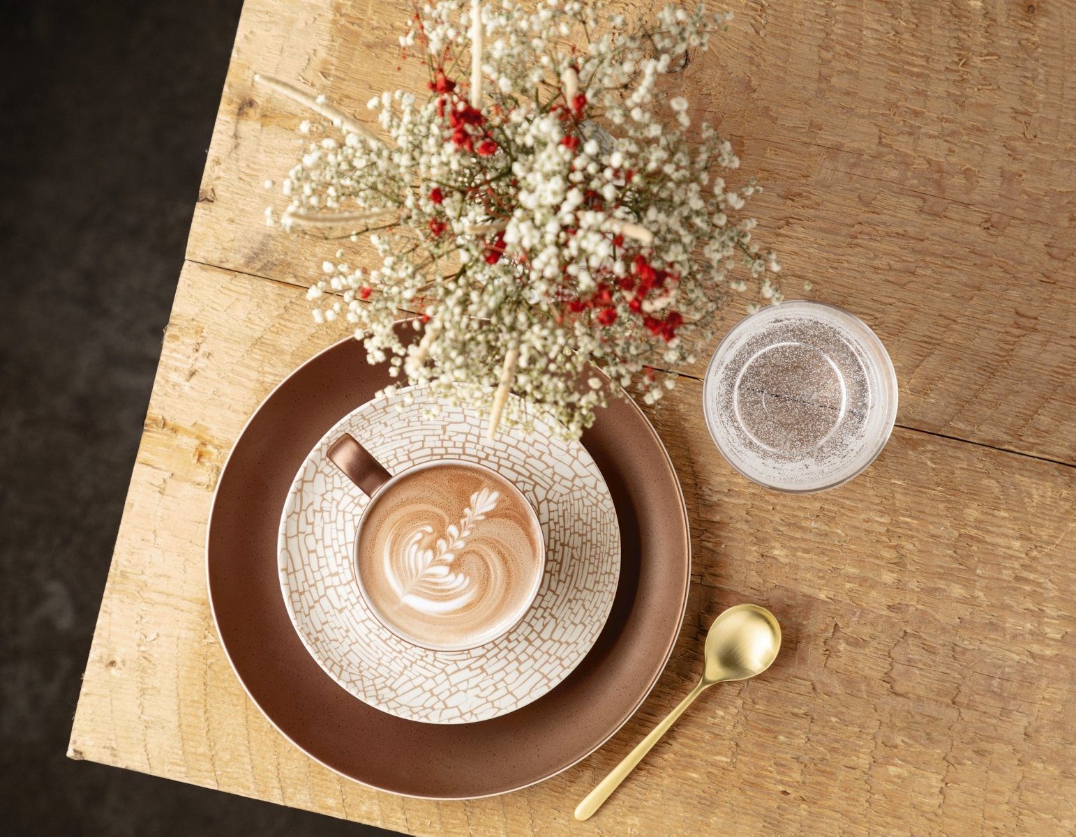 Seltmann Weiden Becher Liberty Krakelee Becher mit Henkel 0,40 l, Porzellan, Becher Krakelee Struktur