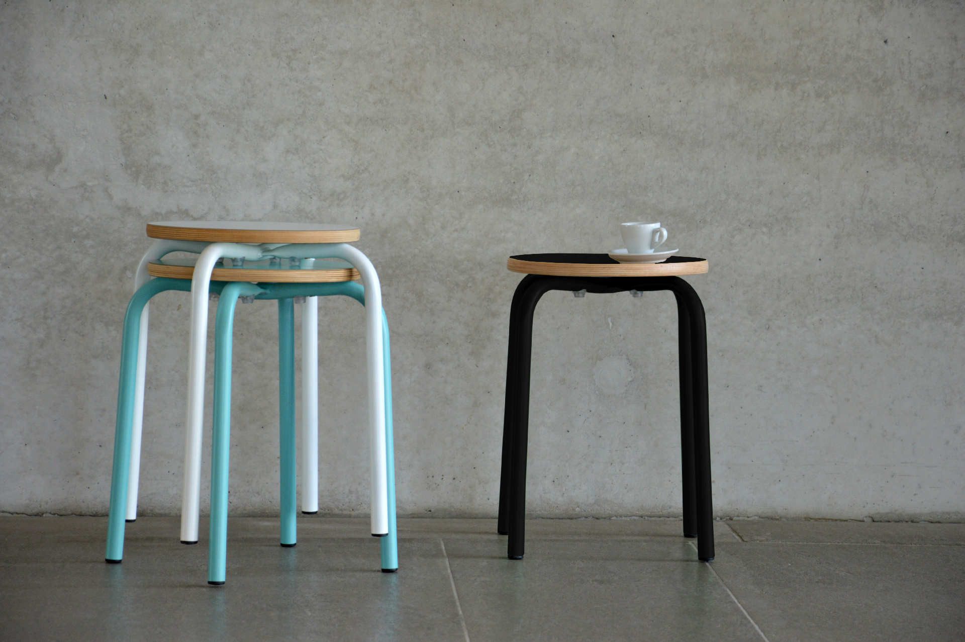jankurtz Hocker Paris, stapelbar, Türkis günstig online kaufen