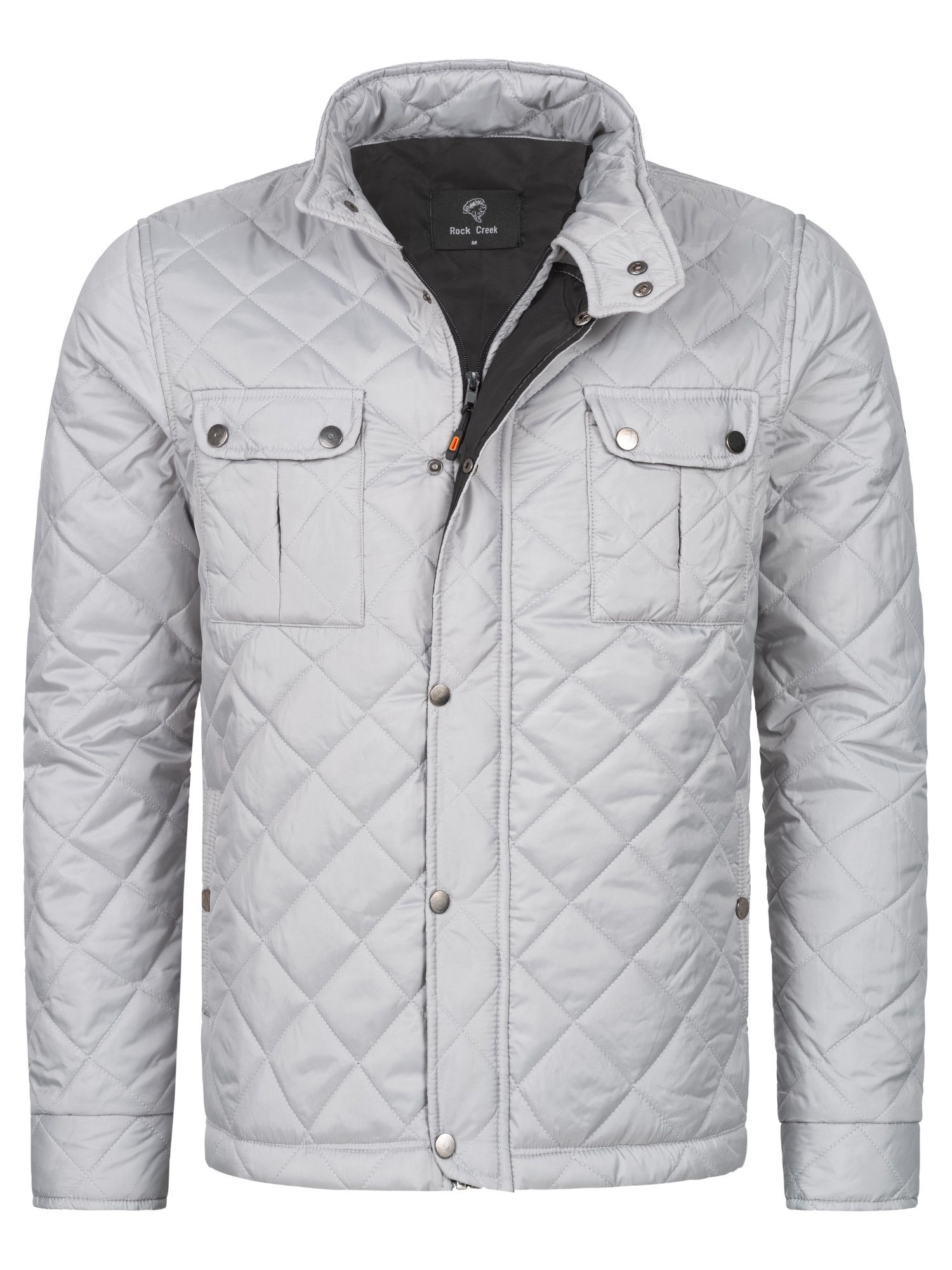 Rock Creek Steppjacke Herren Steppjacke Übergangsjacke H-347 Grau | Jacken