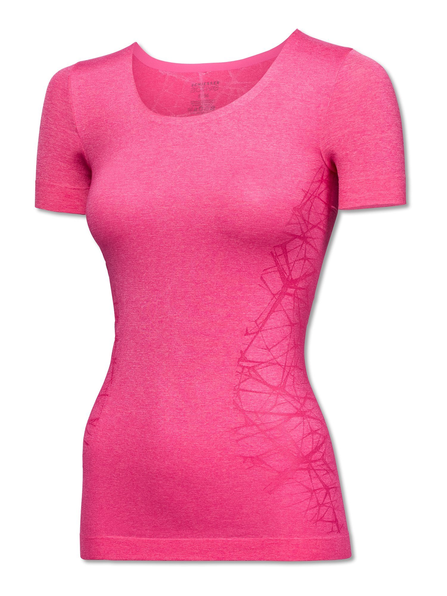 Schiesser T-Shirt Halbarm pink-mel.