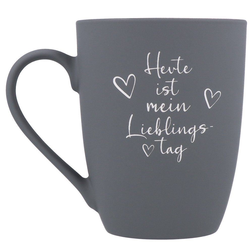 Spruchreif® Tasse SOFT-TOUCH-Tasse mit beidseitiger Gravur, Geschenke für die Familie