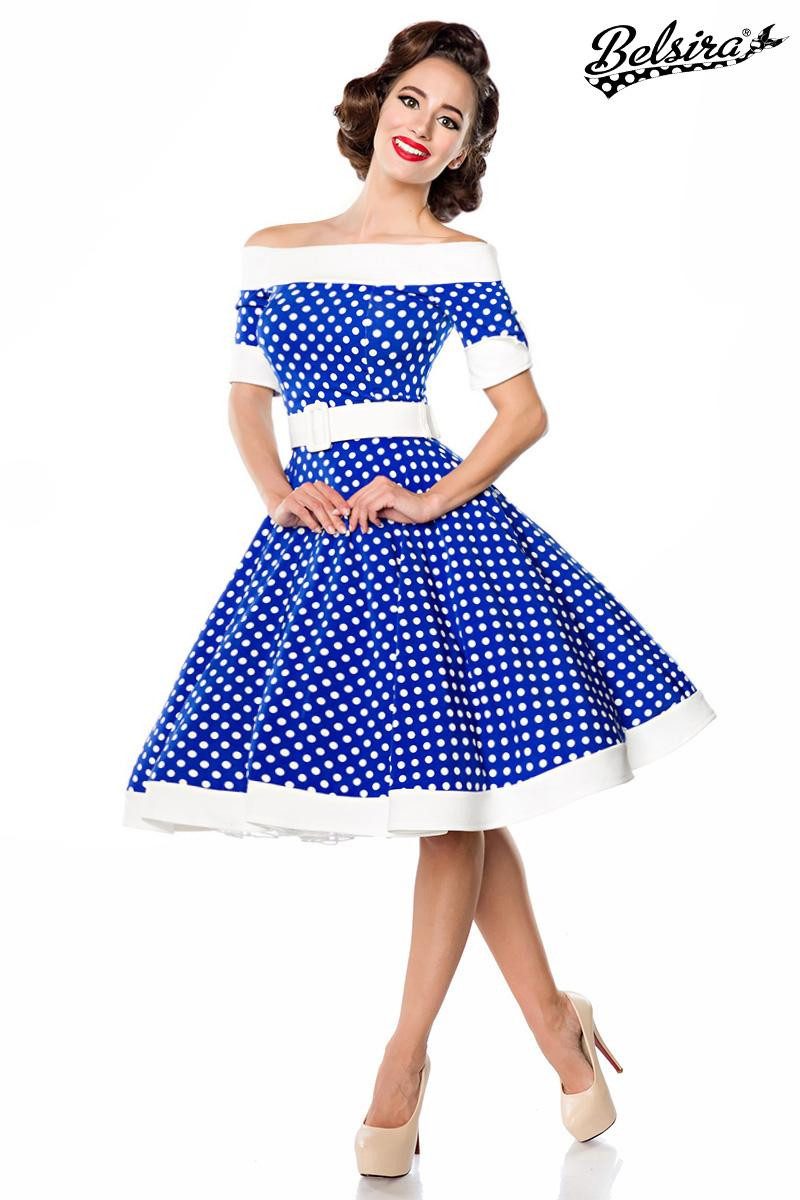 Trachtenkleid Belsira Schulterfreies Swing-Kleid - (2XL,3XL,L,M,S,XL)