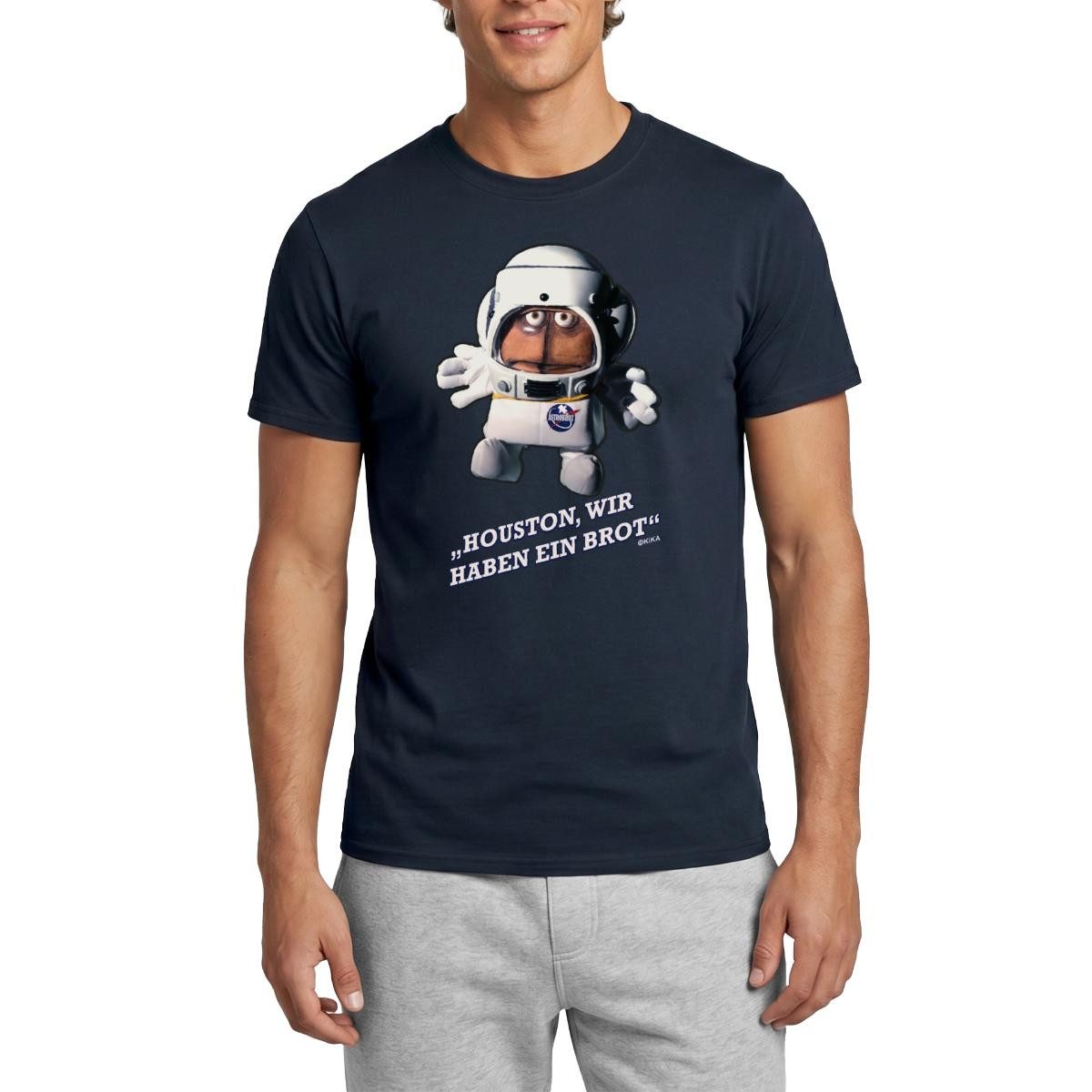 T-Shirt Bernd Das Brot Houston Wir haben Ein Brot Spruch Männer T-Shirt