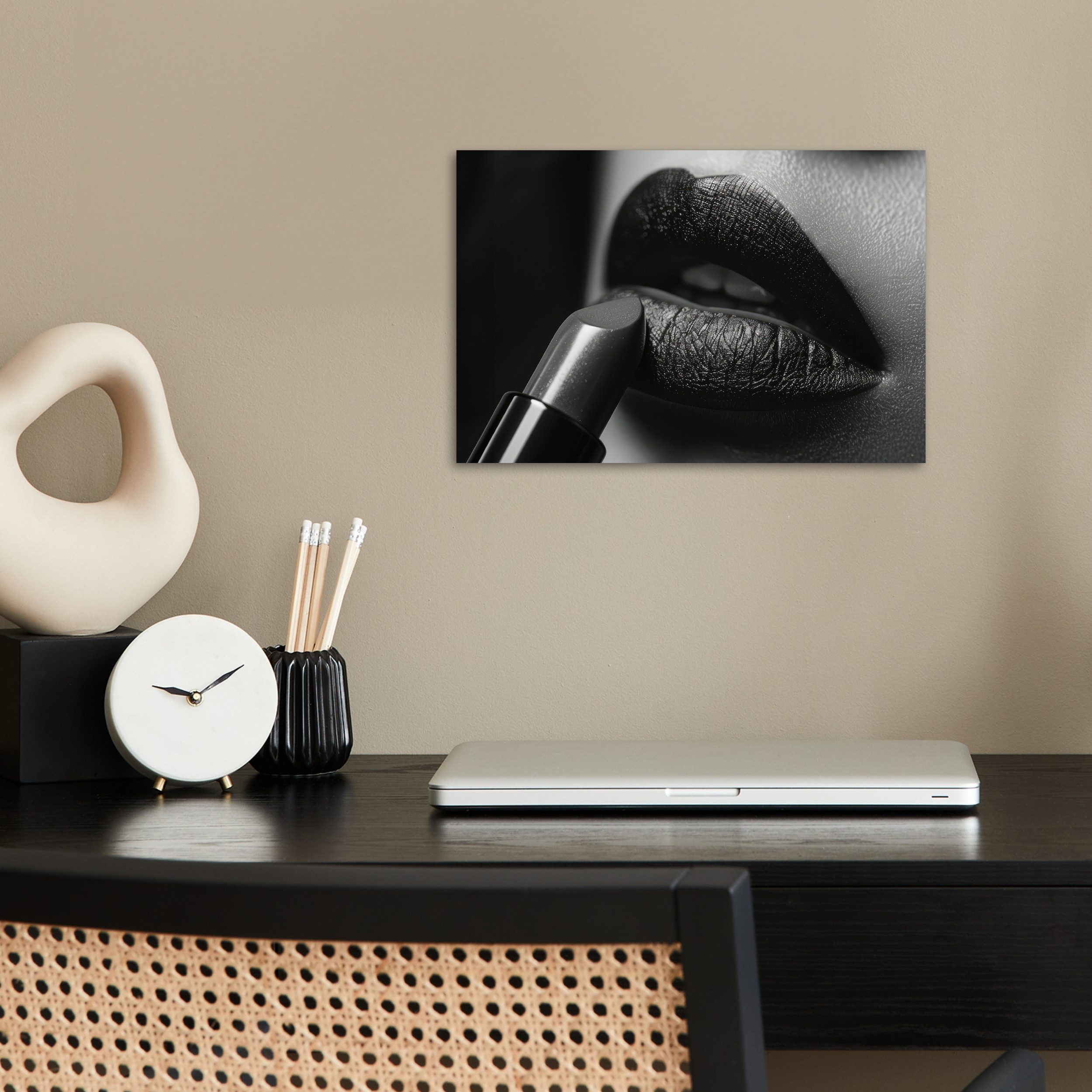 MuchoWow Poster Frau - Lippenstift - günstig online kaufen