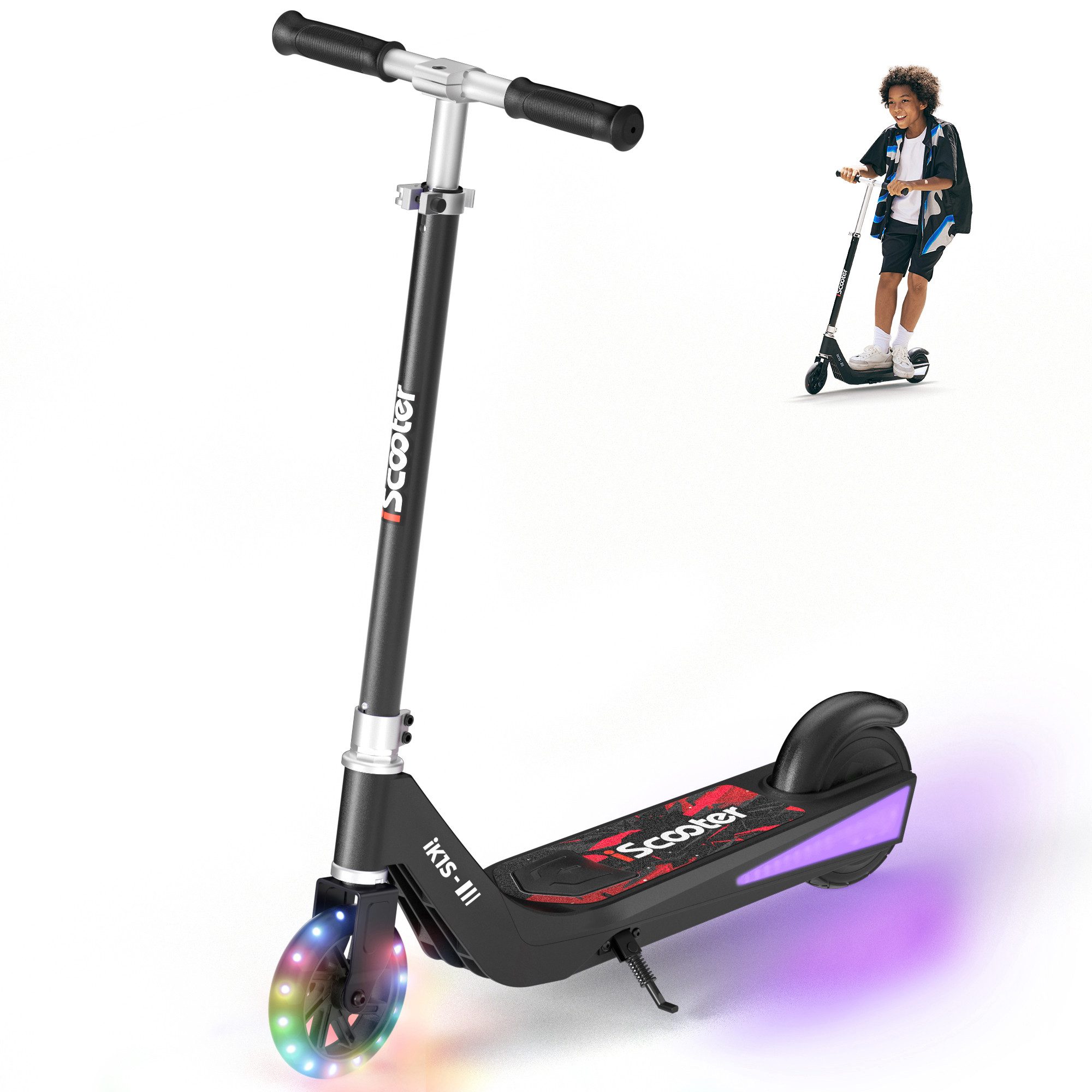 iscooter Elektro-Kinderroller Elektro-Kinderroller für Kinder und Jugendlic günstig online kaufen