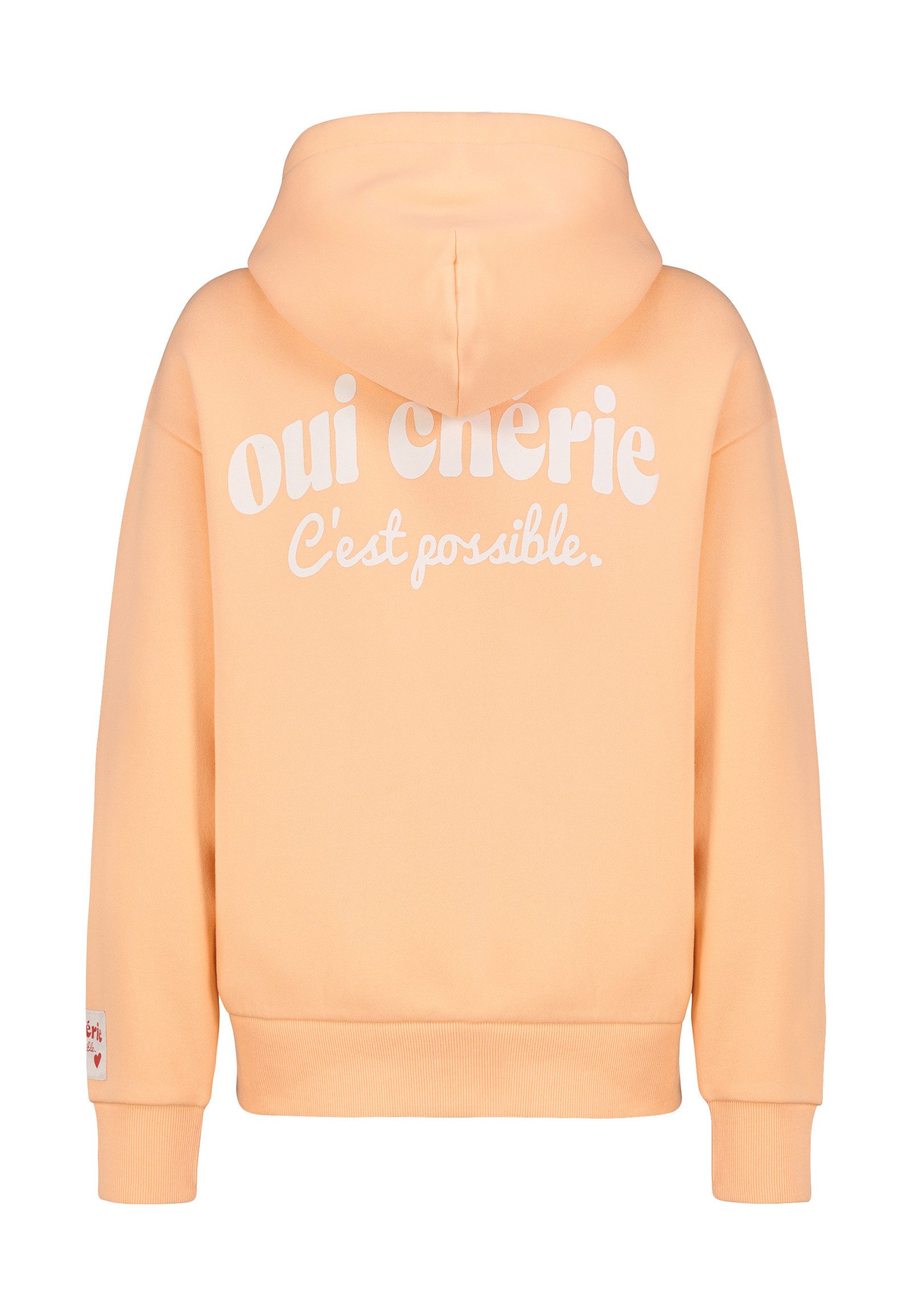 Eight2Nine Kapuzensweatjacke Damen ZIP Sweatjacke mit Backprint Hoodie, Kap günstig online kaufen