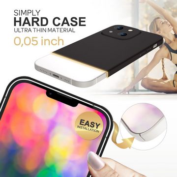 Nalia Smartphone-Hülle Apple iPhone 14, Ultra Dünne 0,5mm Hülle / Mattes Hardcase / Silk Touch / Extra Leicht