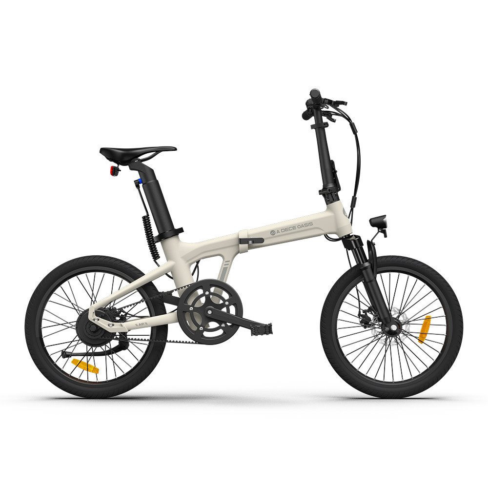 ADO E-Bike Air 20S Elektrofahrrad, bike,klapprad Riemenantrieb,Citybike,20 zoll, 1 Gang, Automatikschaltung, Hintermotor, 345,00 Wh Akku, (verbesserte Version der Air20), ebike Damen/Herren, Leicht,Federgabel