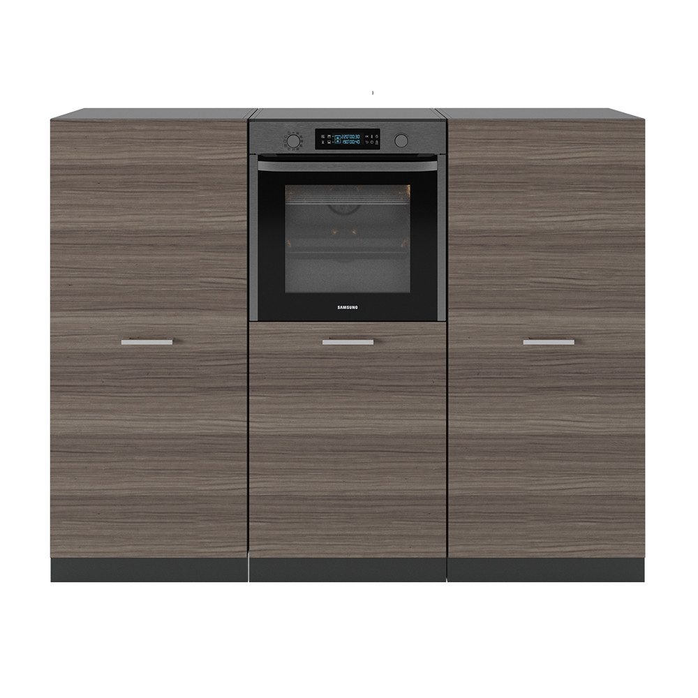 Vicco Küchenzeile R-Line, Edelgrau/Anthrazit, 180 cm günstig online kaufen