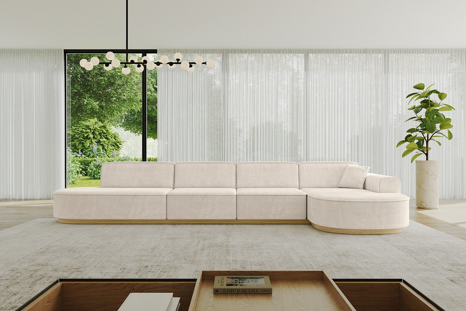 ALTDECOR Ecksofa MARI-L3-v2, Sofa Praktische Bequeme Funktionsecke Couch L-Form Eckcouch, Corner Sofa L-Form Vielseitige Sofa Wohnlandschaft Wohnzimmer