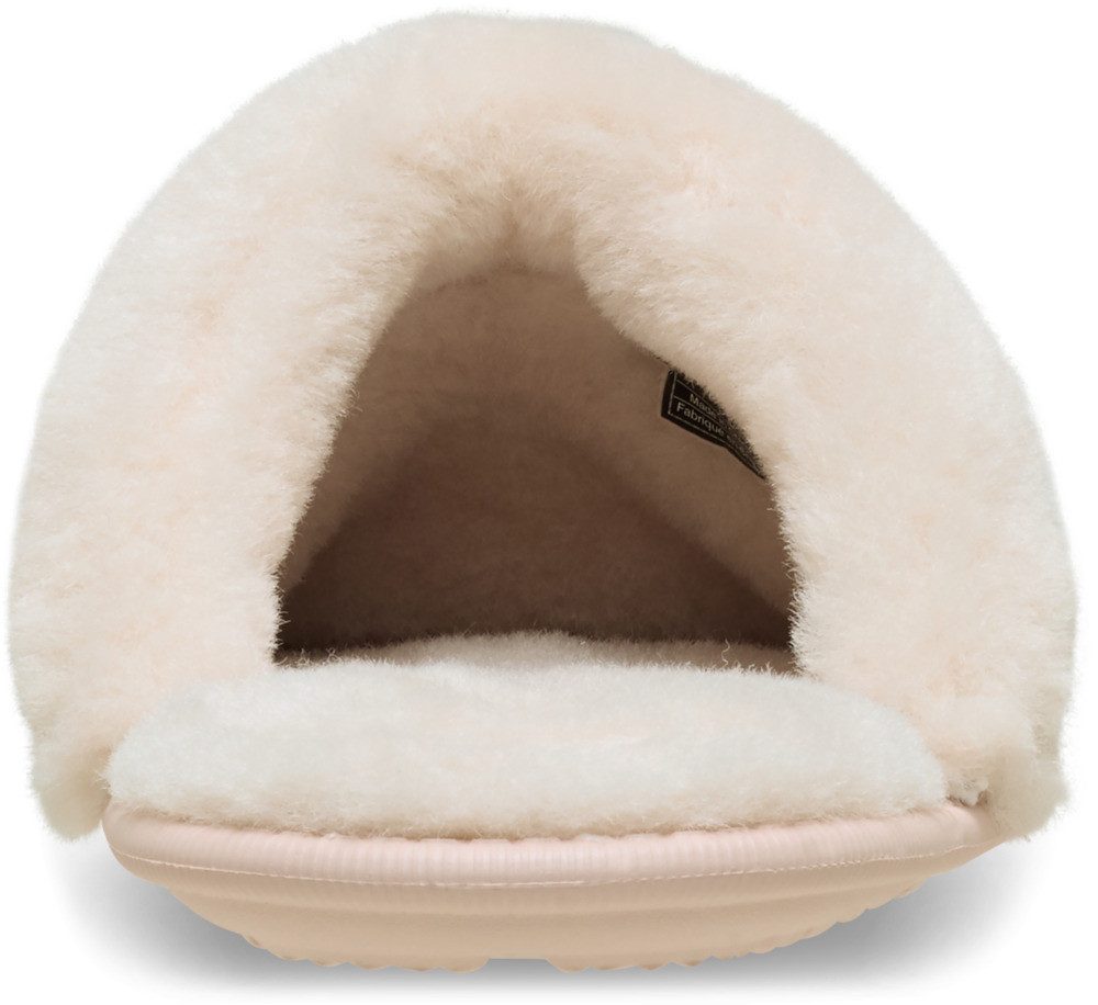 Crocs Classic Fuzz Scuff Pantoffel mit gepolsterter Innensohle