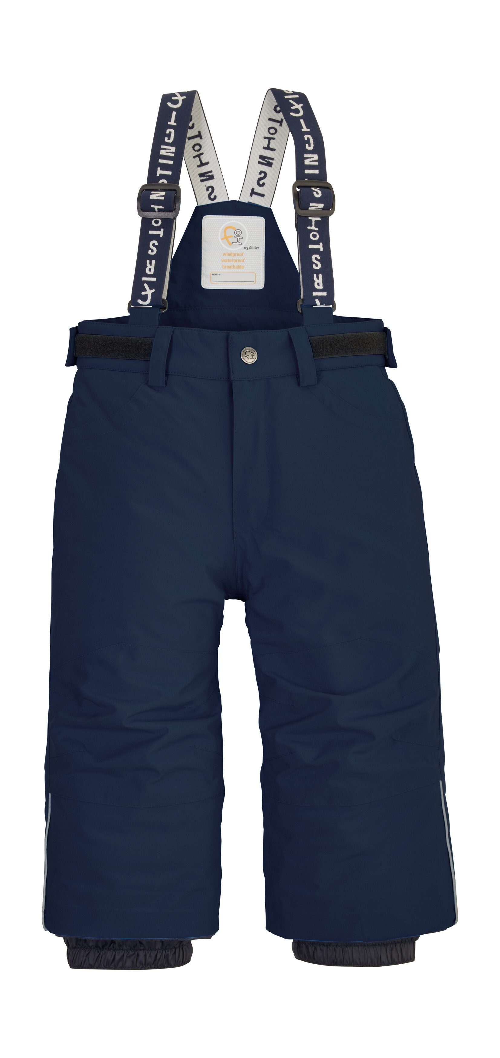 first instinct by killtec Skihose FISW 33 MNS SKI PNTS Wasserdichte Funktionshose mit Fleece, Schneefang und Grow-Up-Funktion