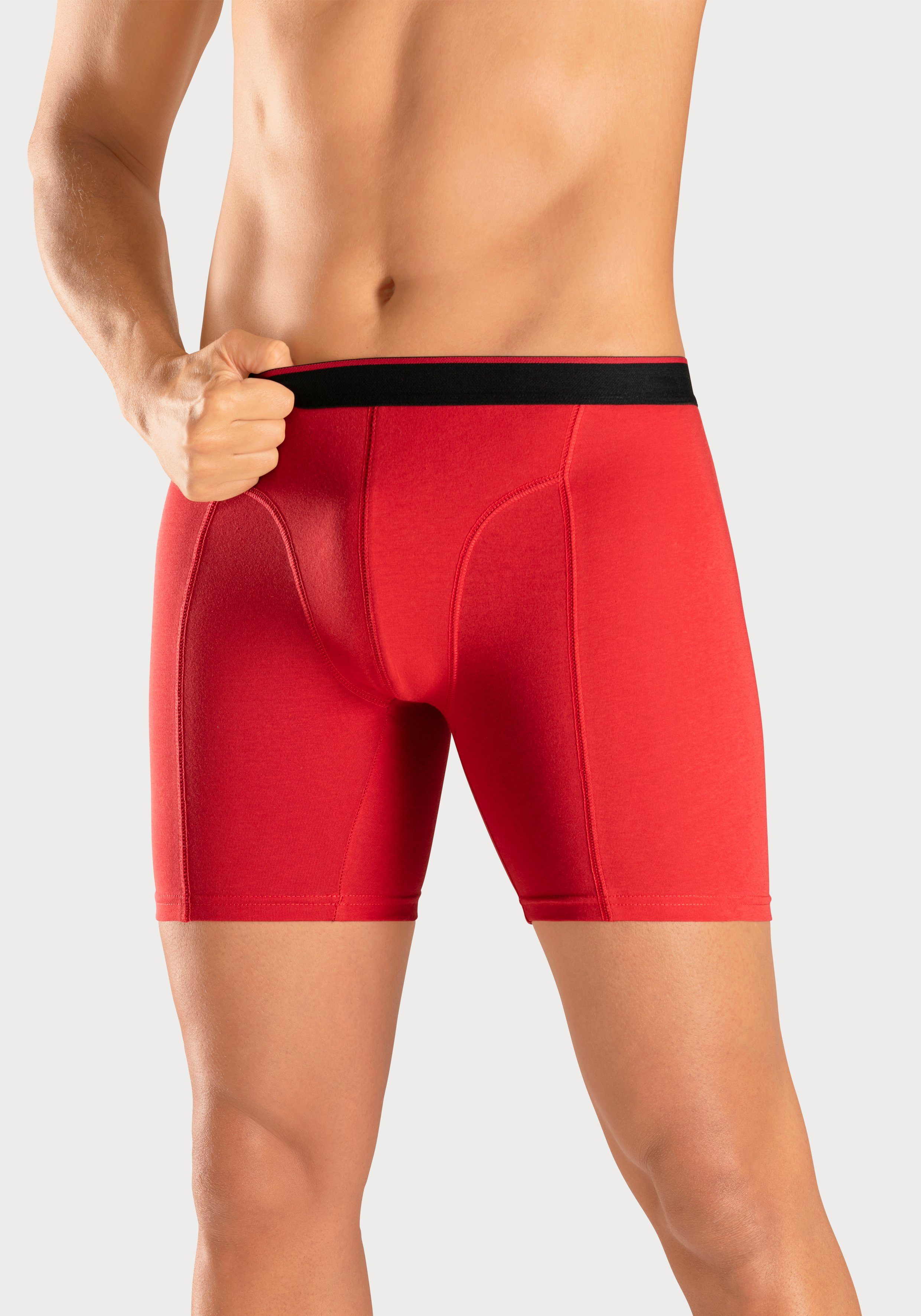 AUTHENTIC LE JOGGER Langer Boxer (Packung, 5-St) mit zweifarbigem Webbund u günstig online kaufen