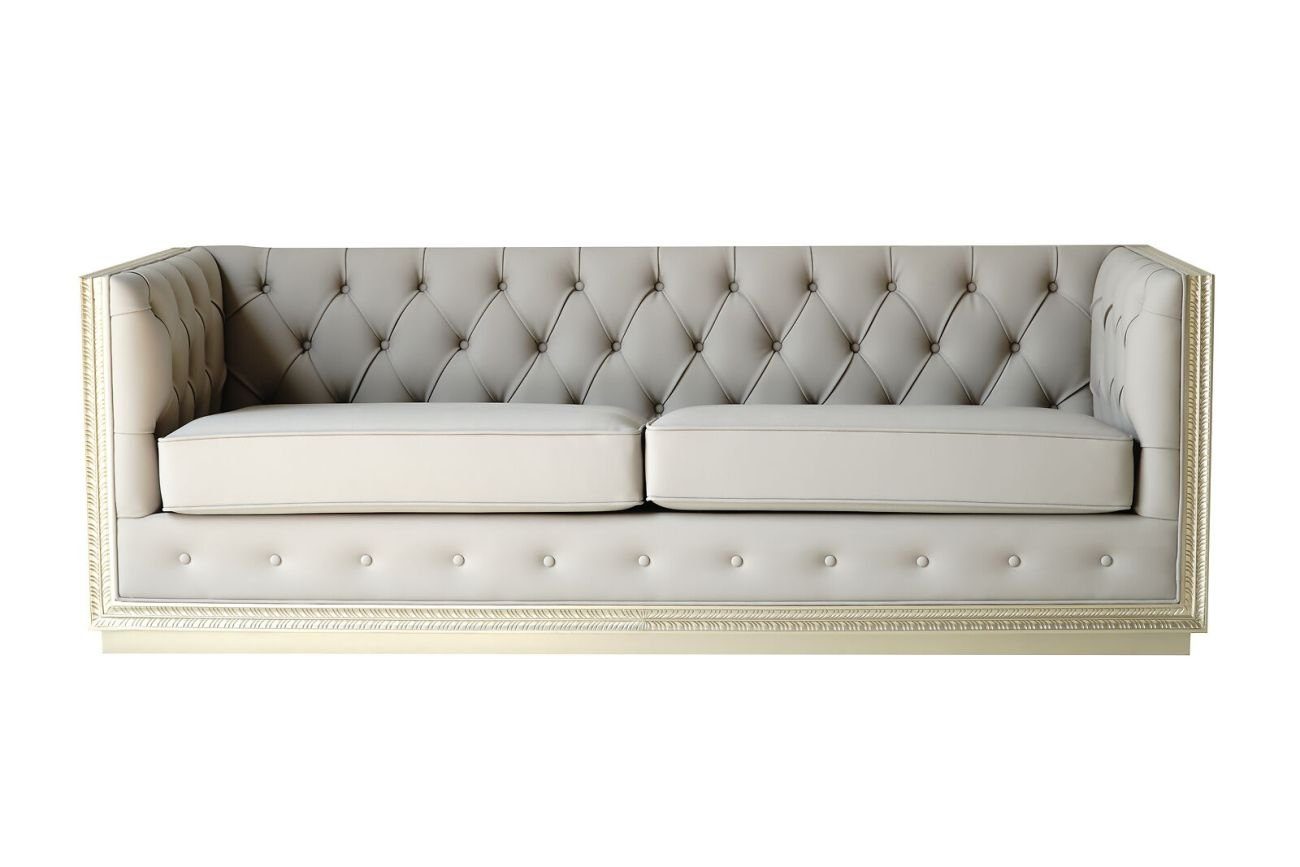 Italienisch Sitzer Sofas Sofa Chesterfield 3-Sitzer, JVmoebel Couch 3 Wohnzimmer