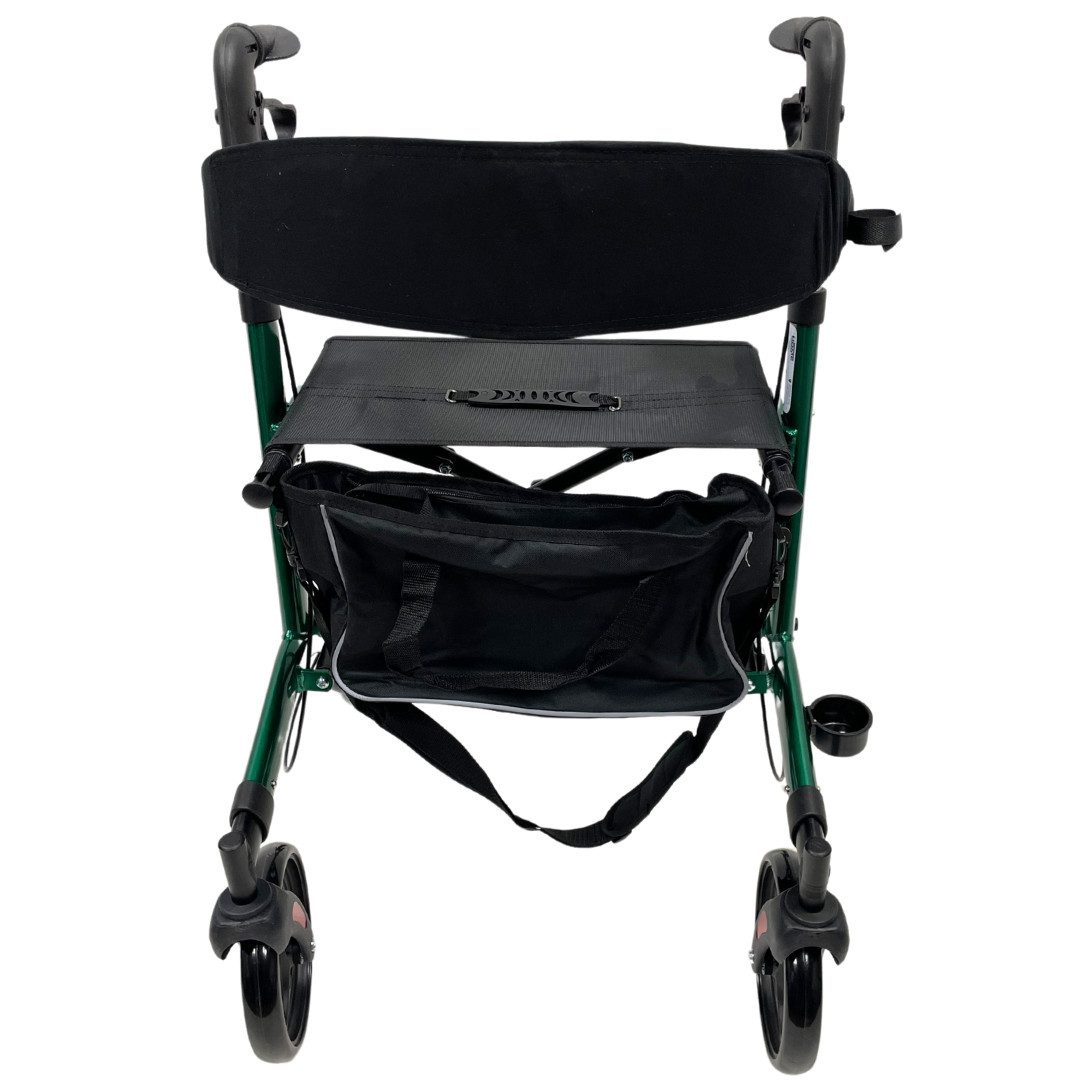 abc HOME Rollator Leichtgewicht 7,3kg Alu, Ankipphilfe, klappbar, bis 130 kg