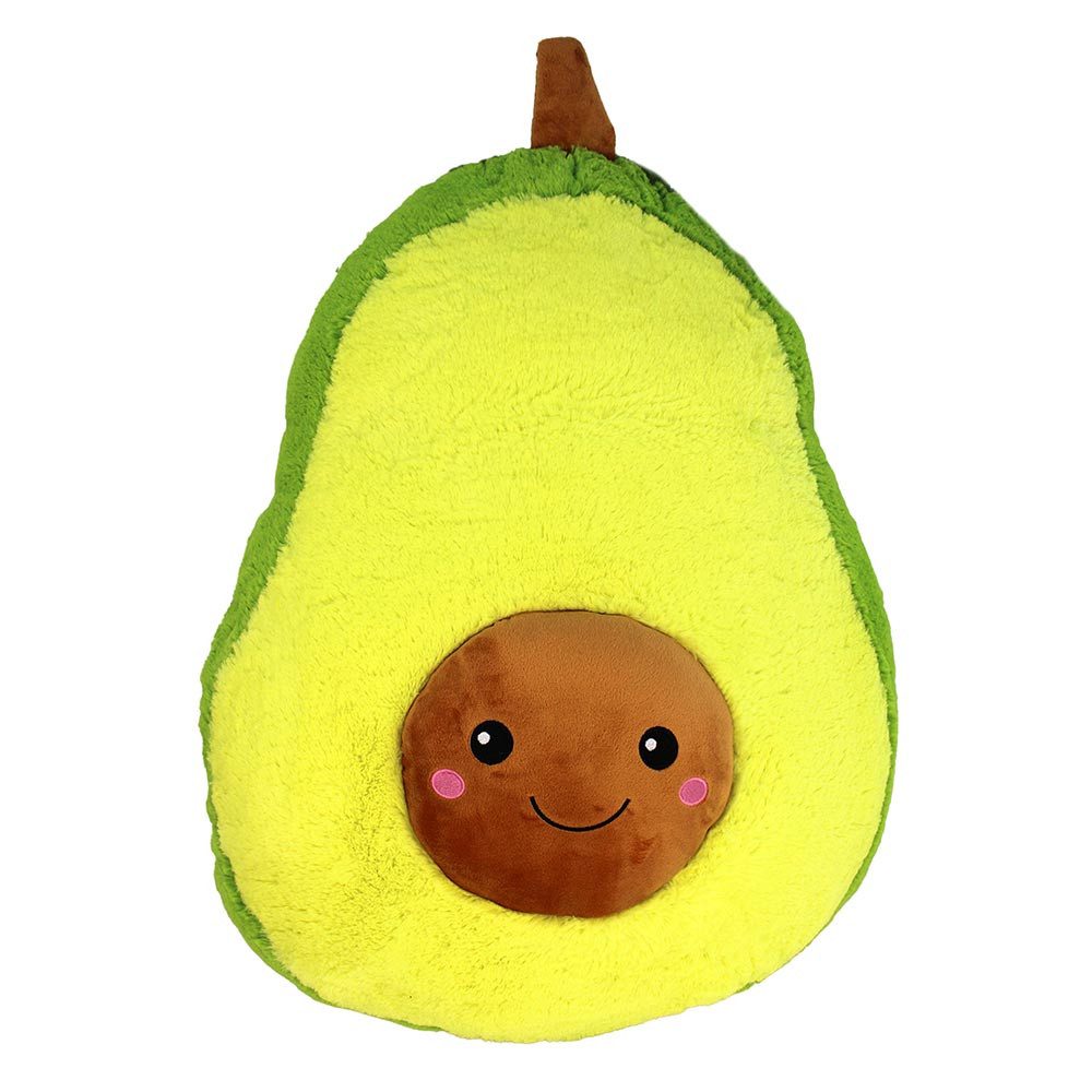 Tierkuscheltier Avocado Kuscheltier mit Gesicht - 15 cm - 60 cm