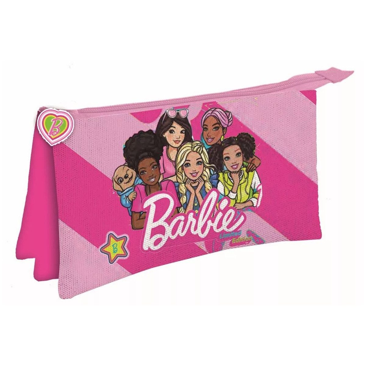 Barbie Federmäppchen Barbie Dream Squad 3-Fächer Federmäppchen 22 cm