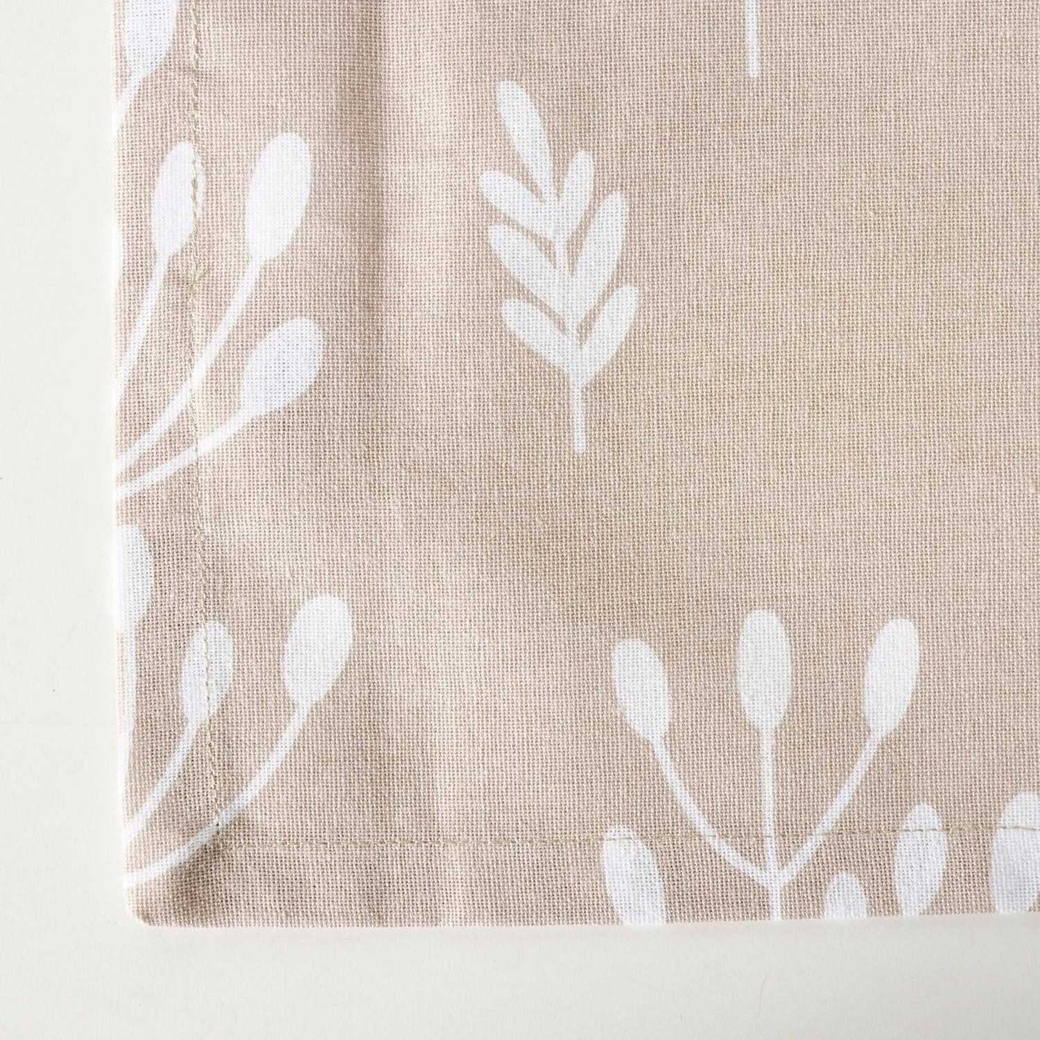 BOLTZE GRUPPE GmbH Tischläufer FARAH, B 40 cm, L 140 cm, Beige, Weiß, Zweig günstig online kaufen