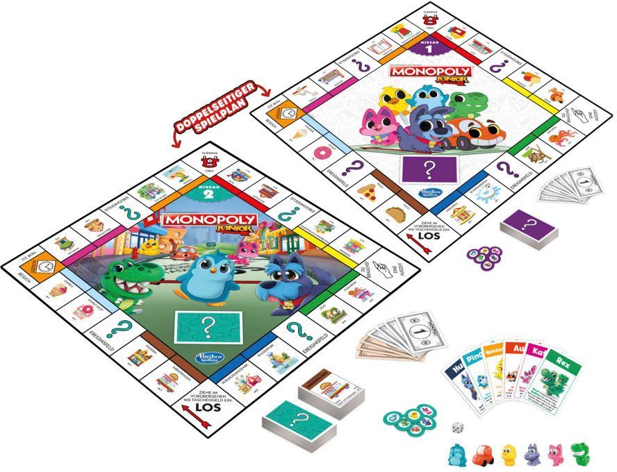 Made Hasbro Spiel, Junior in 2in1, Monopoly Europe