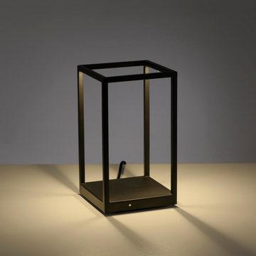 Paul Neuhaus LED Tischleuchte LED Tischleuchte Contura in Schwarz 6,5W 140lm, keine Angabe, Leuchtmittel enthalten: Ja, fest verbaut, LED, warmweiss, Tischleuchte, Nachttischlampe, Tischlampe