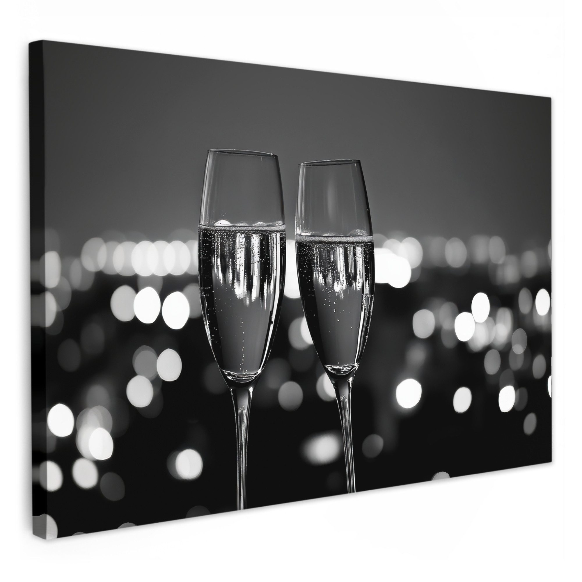 OneMillionCanvasses® Leinwandbild Seifenblasen - Prost - günstig online kaufen
