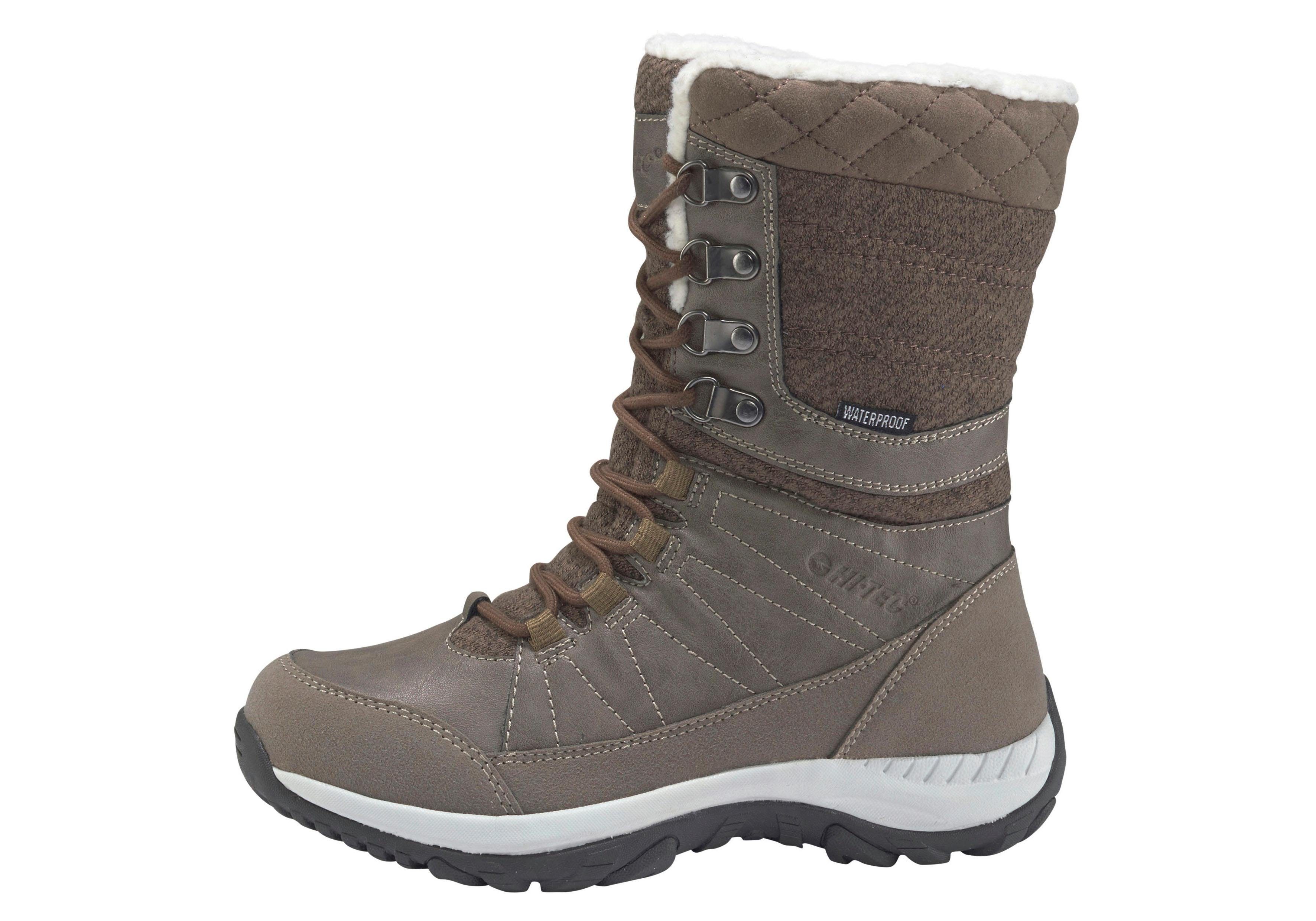 und Hi-Tec wärmend Riva wasserdicht Waterproof Outdoorwinterstiefel Beige