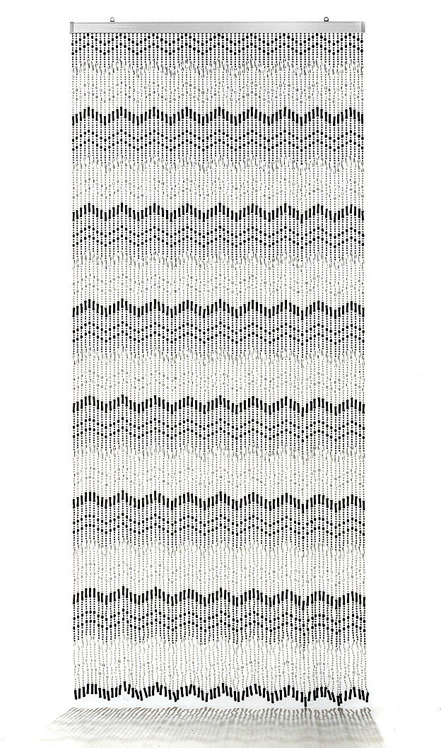 Türvorhang »Perlenvorhang MOUNTAIN - black white - 90x200 cm«, Kobolo, Ösen  (1 Stück) online kaufen | OTTO