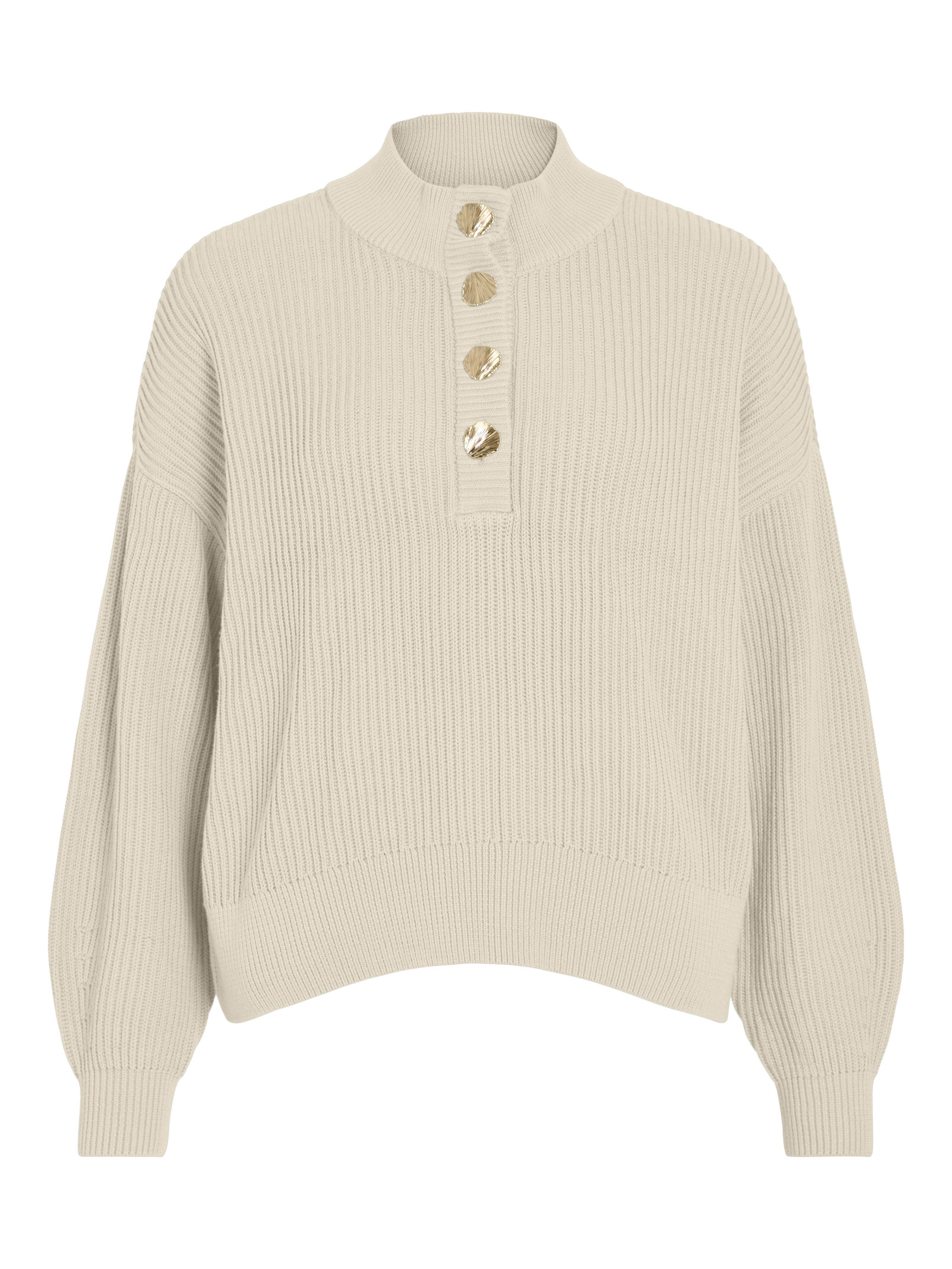 Vila Stehkragenpullover VICHING CREW NECK L/S günstig online kaufen