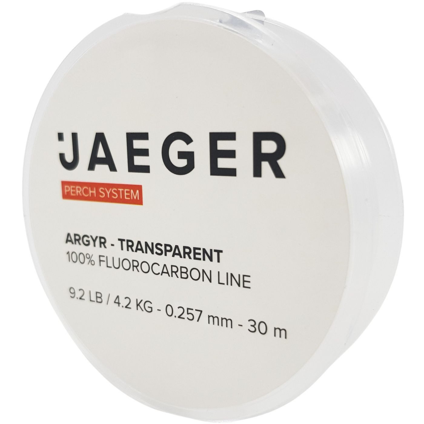 Jaeger Vorfachschnur Jaeger Fishing Fluorocarbon Argyr 0,257mm 4,2kg - 30m Vorfachschnur, (30-St)