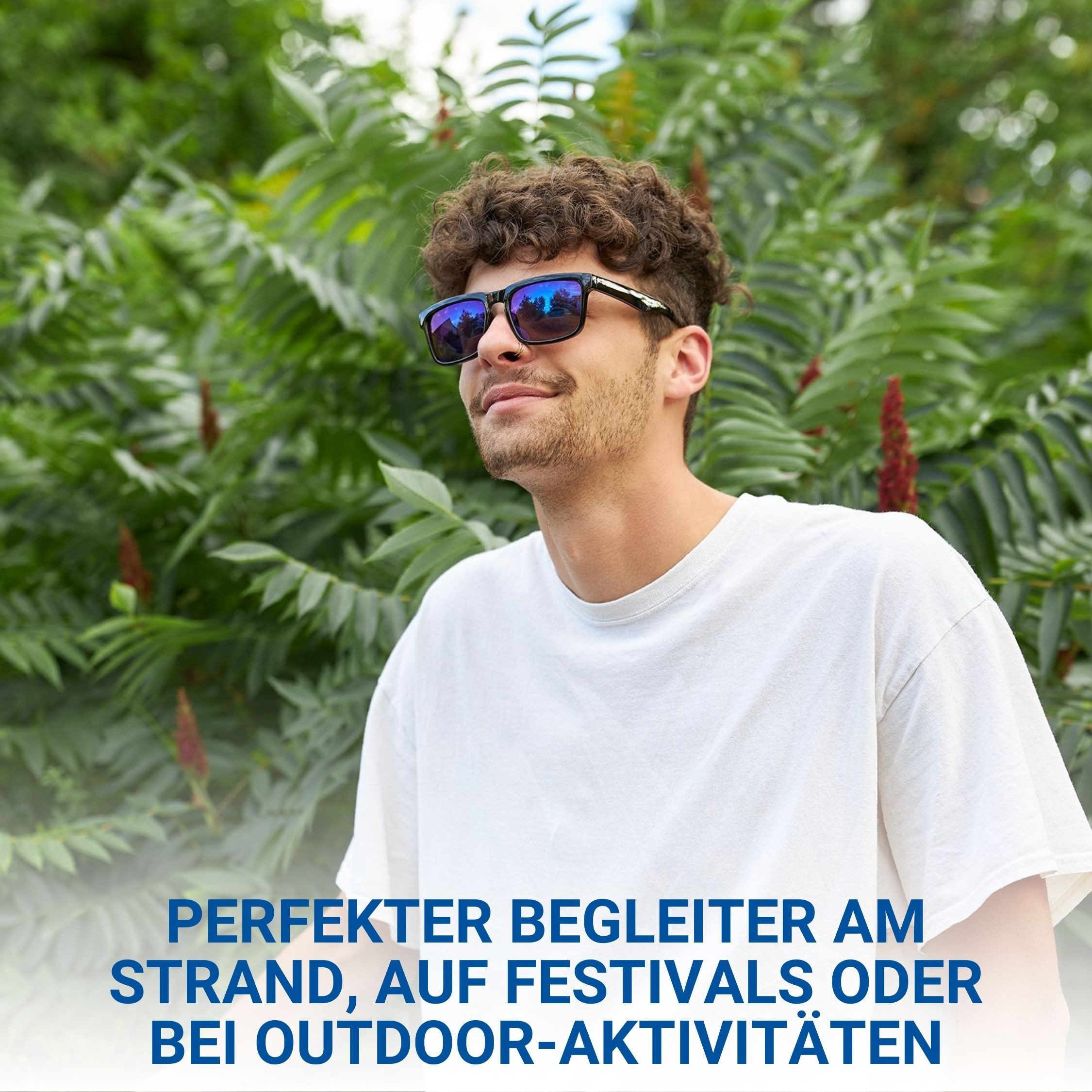 elasto Sonnenbrille Sunshine Brille UV-400 Schutz Schwarz