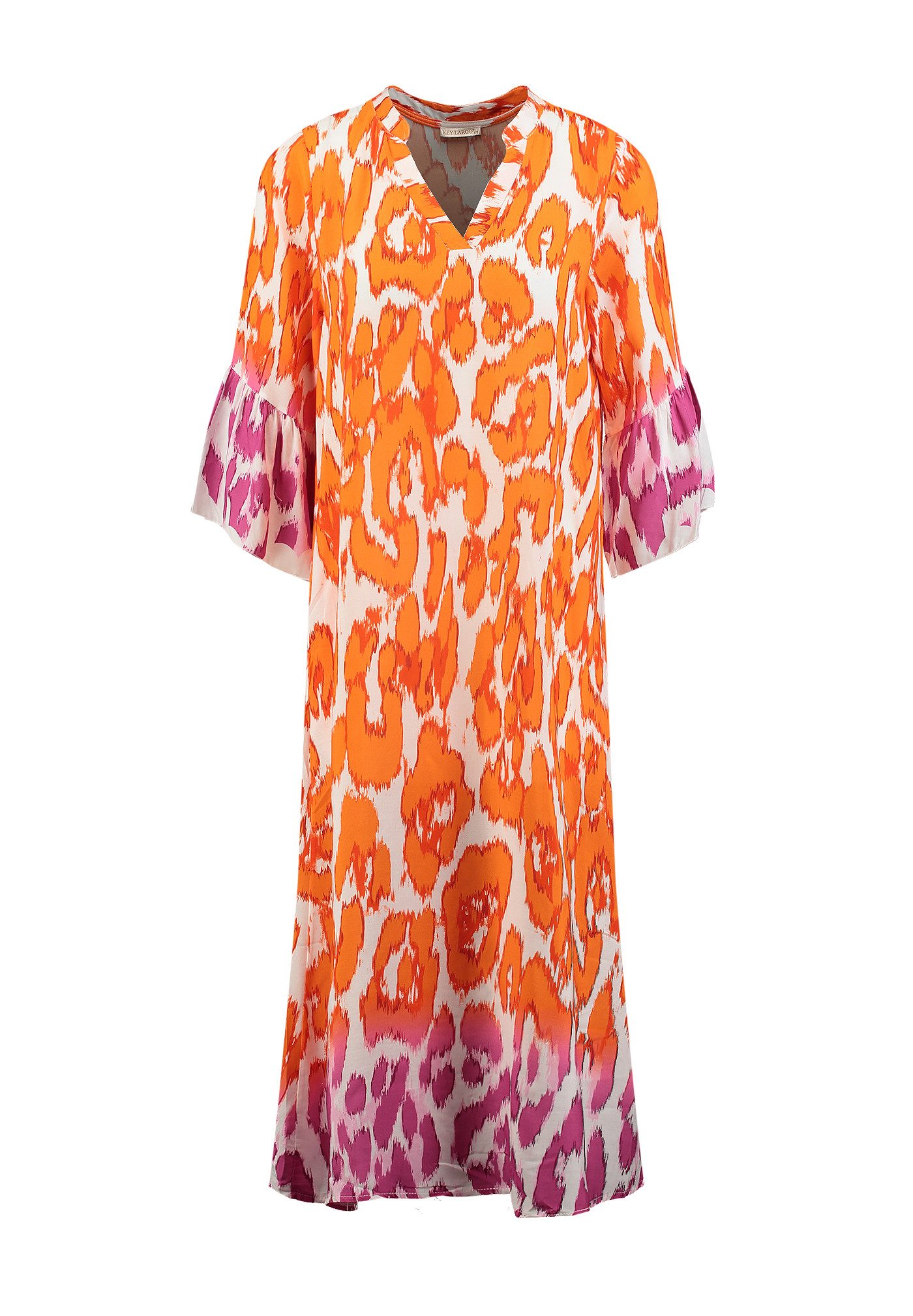 Key Largo Druckkleid WD COLOR v-neck (1-tlg)