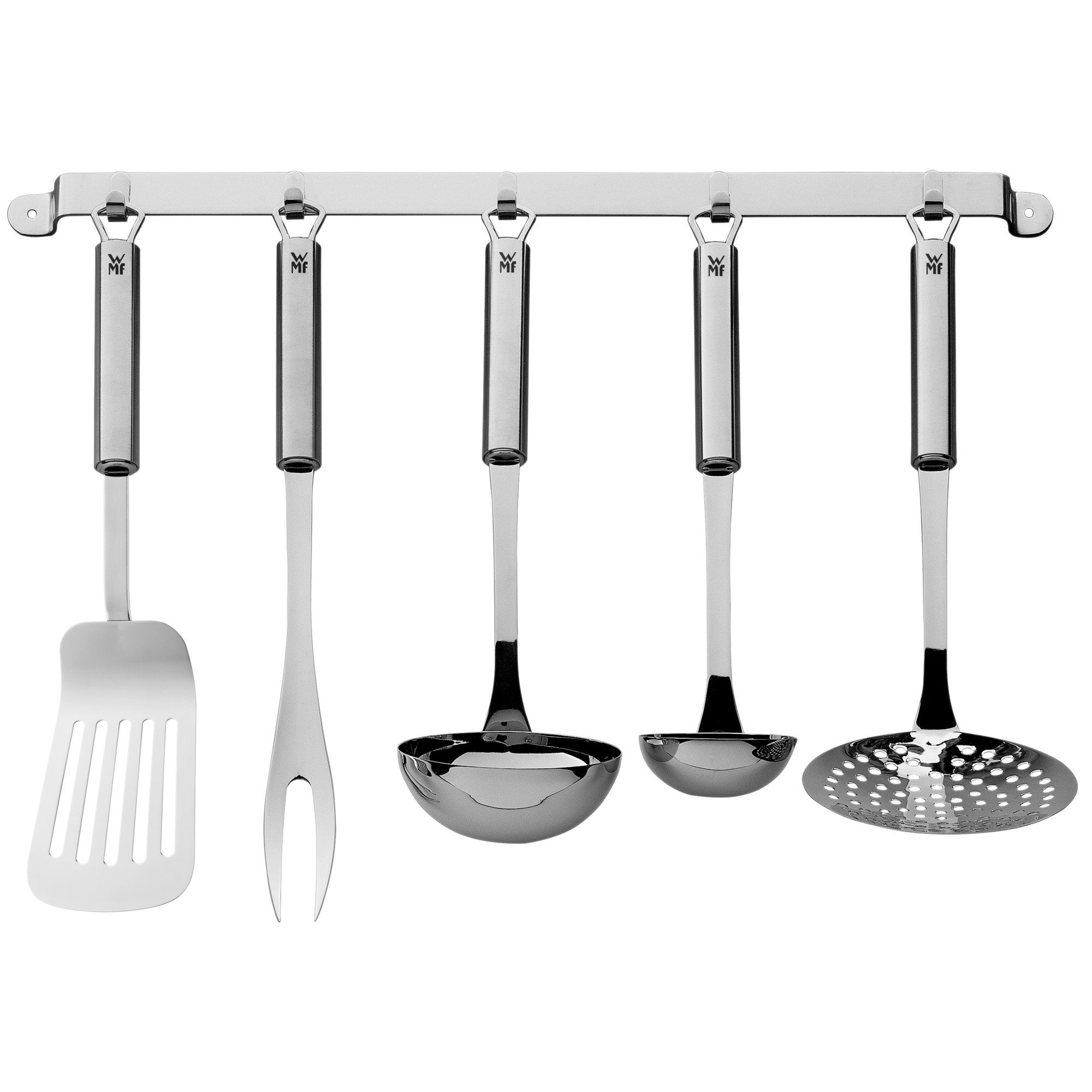 WMF Kochbesteck-Set Profi Plus (Set, 6-tlg), mit praktischer Öse zur Aufbewahrung an einer Hängeleiste
